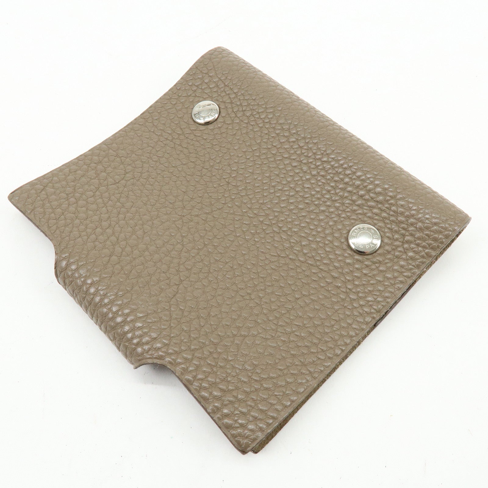 HERMES Ulysse Mini Taurillon Clemence Note Book Cover □K Stamped
