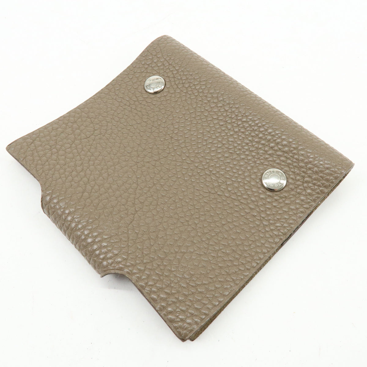 HERMES Ulysse Mini Taurillon Clemence Note Book Cover ▢K Stamped