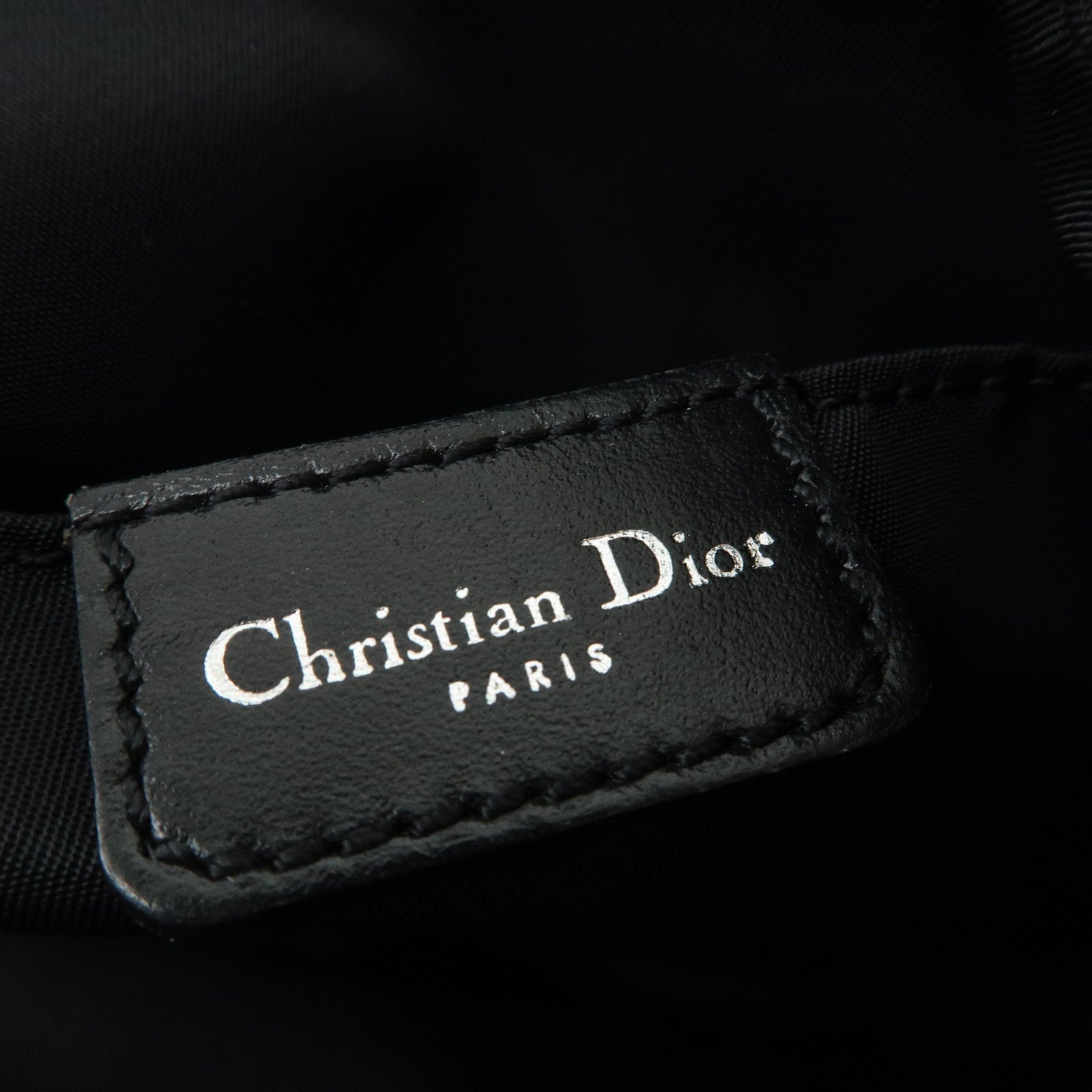 Christian Dior Trotter Jacquard Canvas Nylon Hand Bag Shoulder Bag