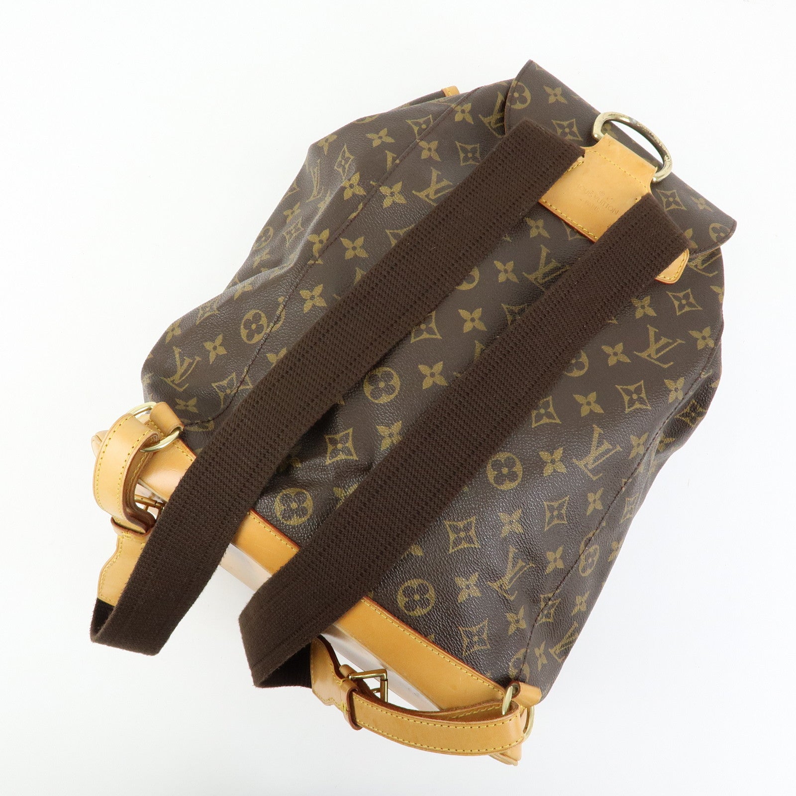 Louis Vuitton Monogram Montsouris GM Backpack Rucksack Brown M51135