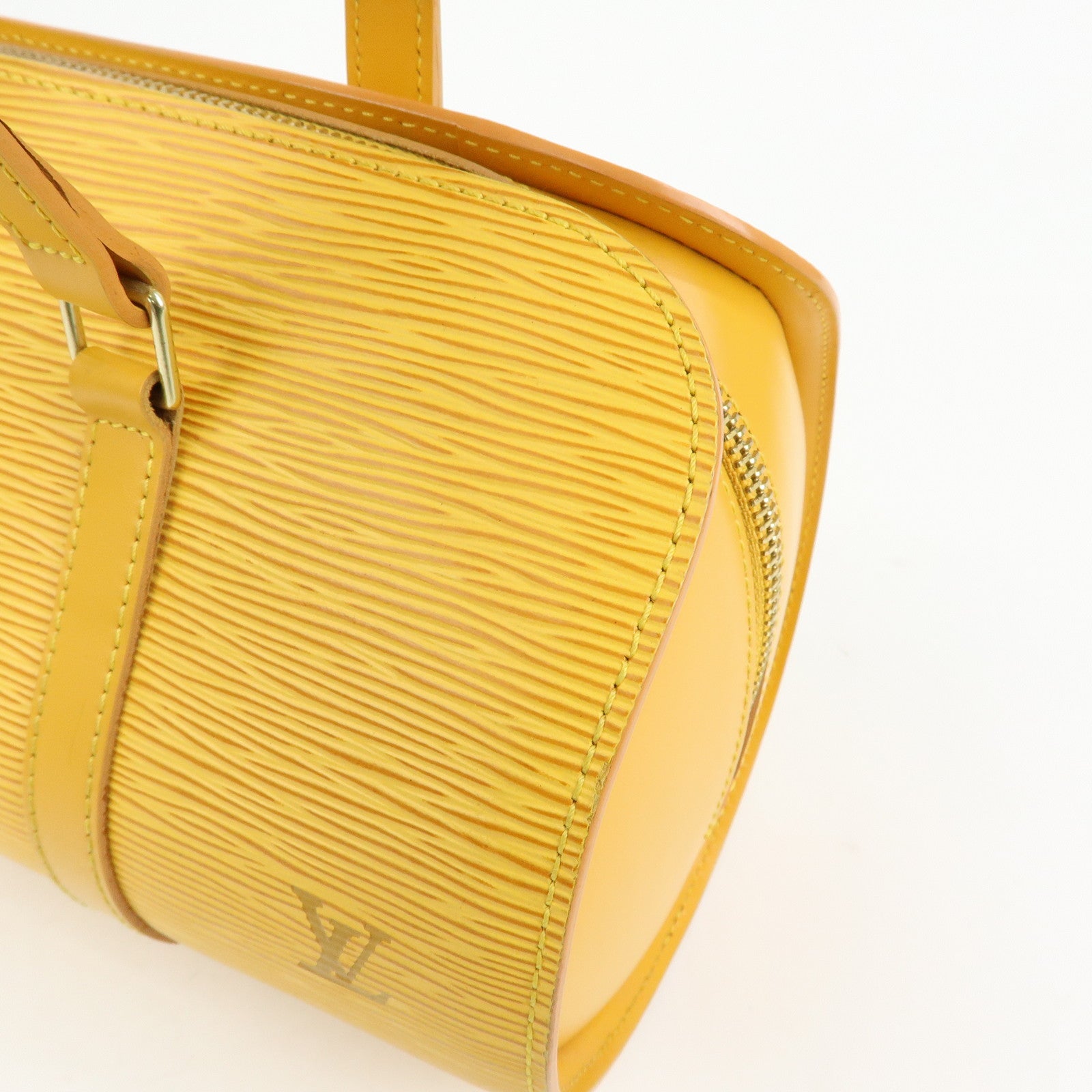 Louis Vuitton Epi Leather Soufflot Hand Bag Tassili Yellow M52229