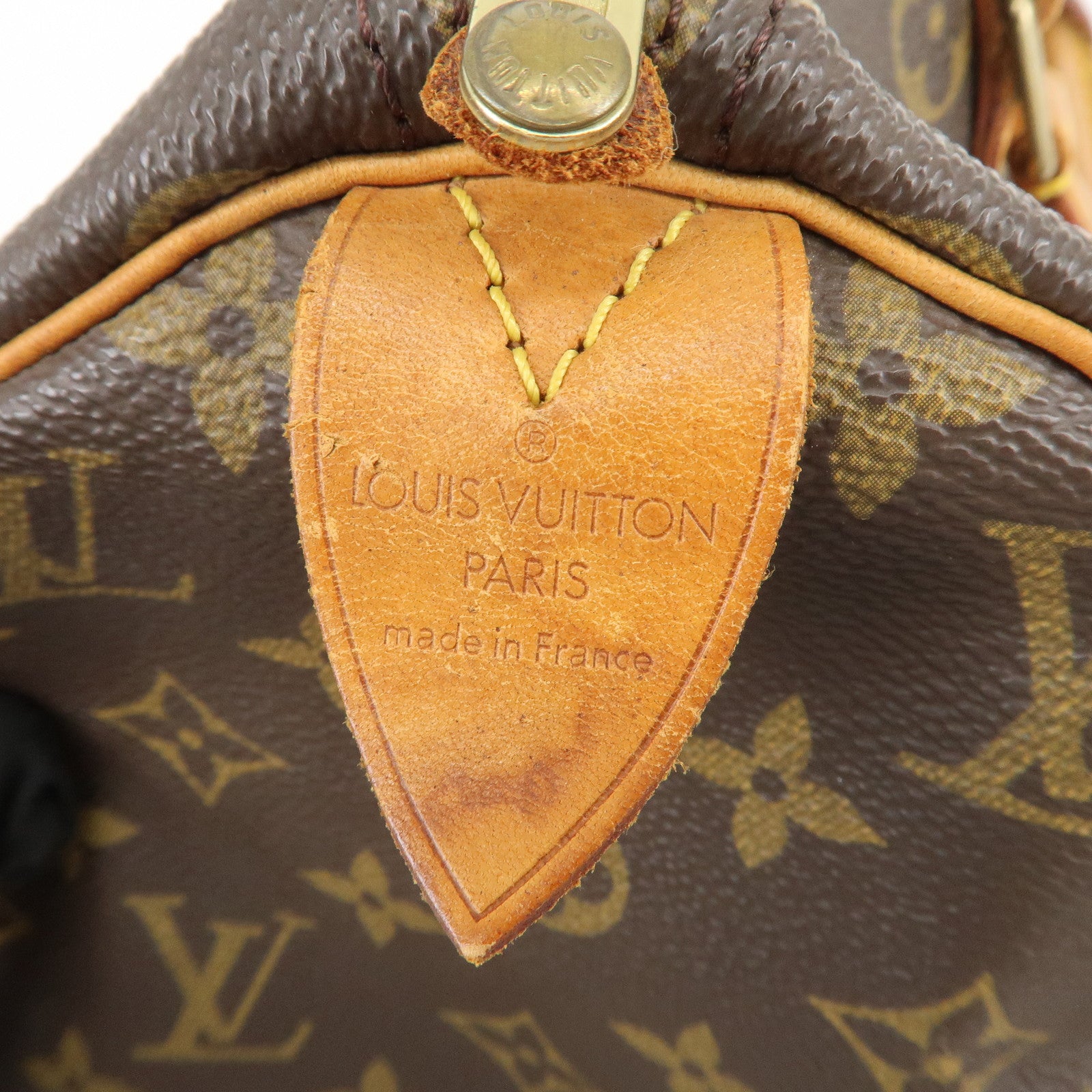 Louis Vuitton Monogram Speedy 30 Boston Bag Hand Bag Brown M41526
