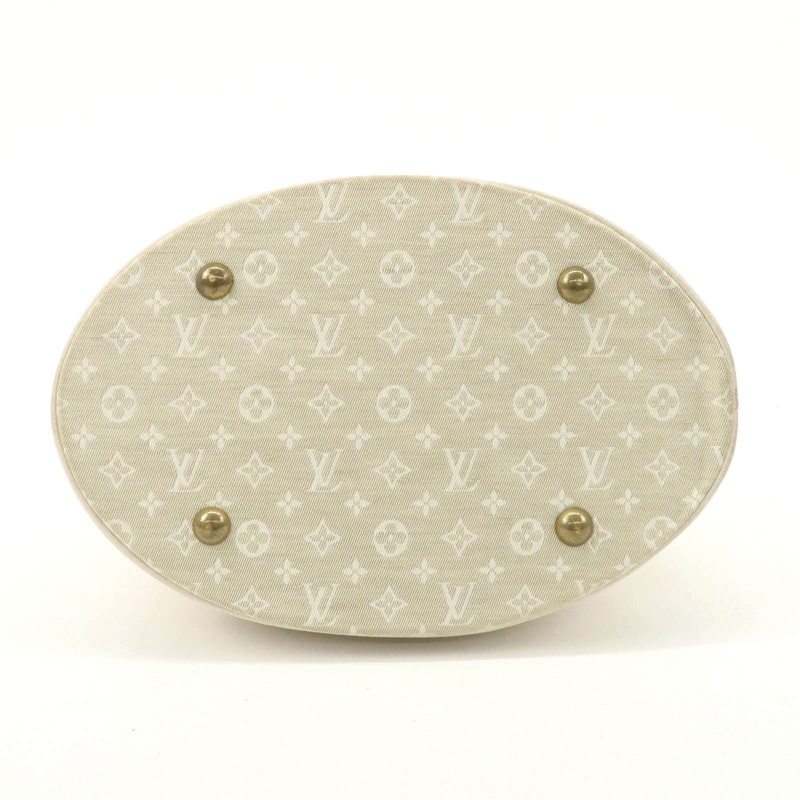 Louis Vuitton Monogram Mini Lin Bucket PM Hand Bag M95316