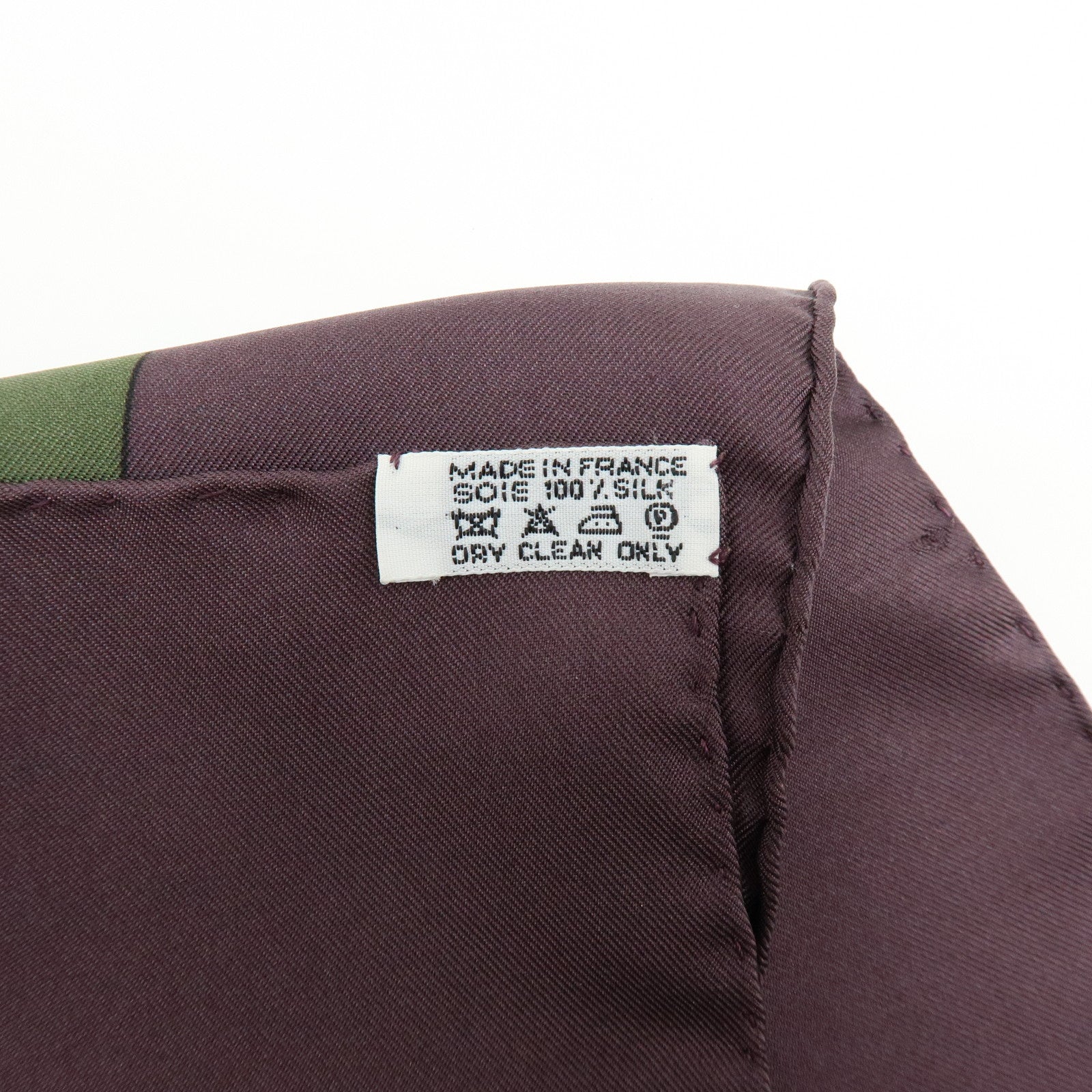 HERMES Carre 90 Silk 100% Scarf PERSEPOLIS Persian Print Brown