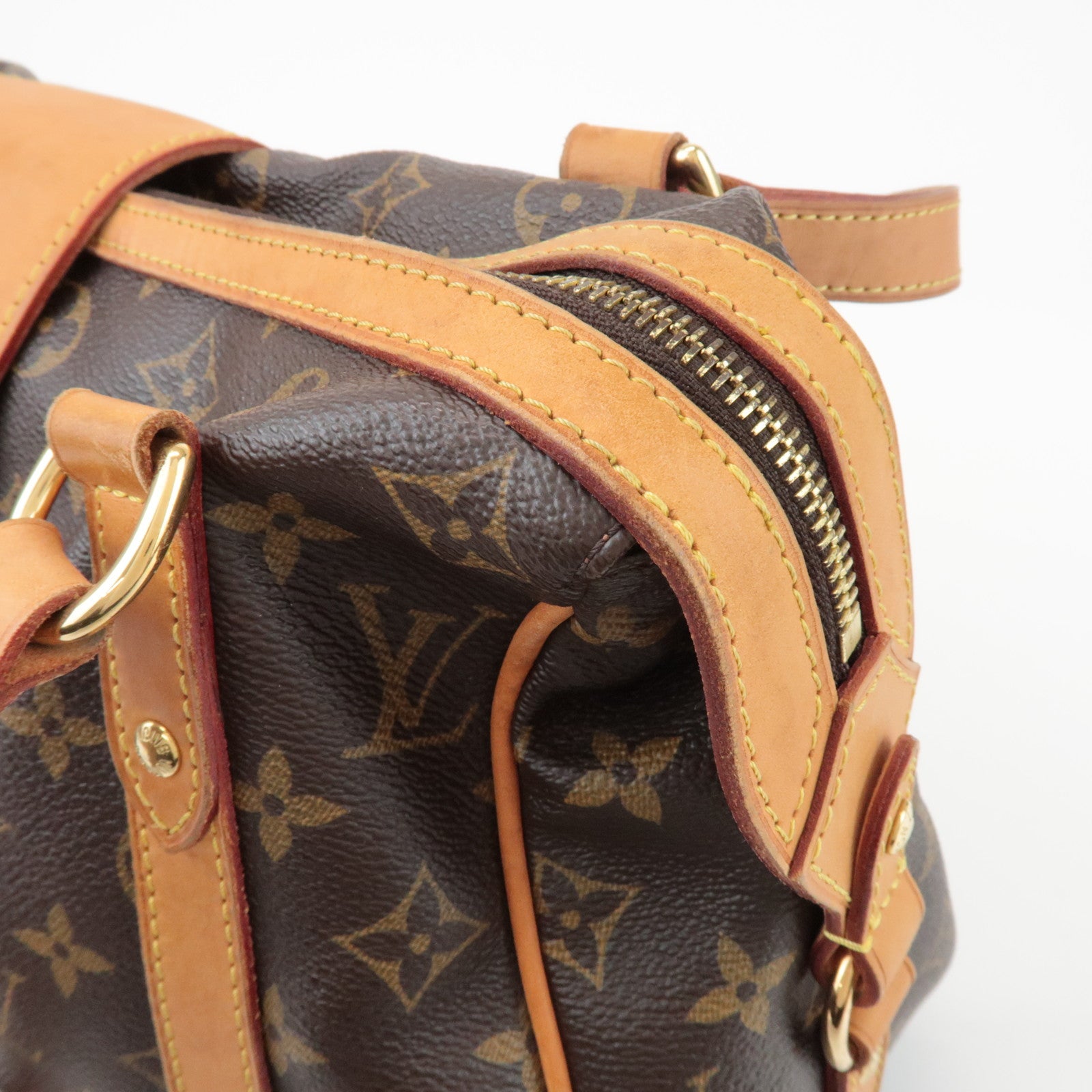 Louis Vuitton Monogram Stresa PM Shoulder Bag Brown M51186