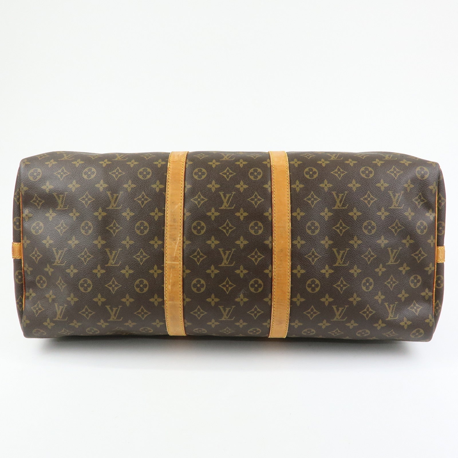 Louis Vuitton Monogram Keep All Bandouliere 60 Boston Bag M41412