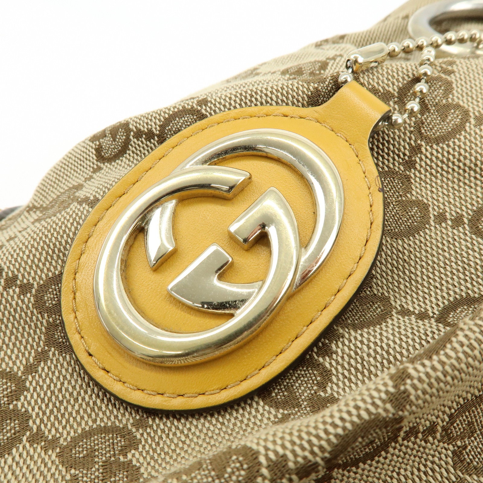 GUCCI Sukey Interlocking GG Canvas Leather 2Way Shoulder Bag 247902