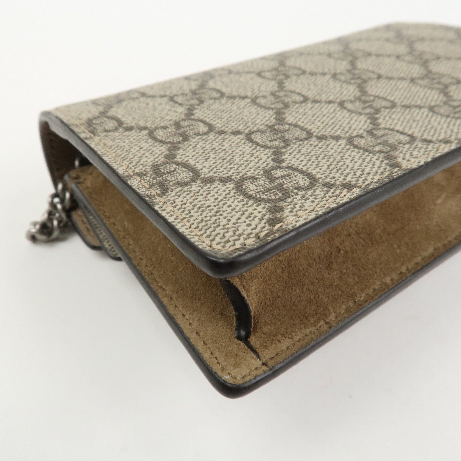 GUCCI Dionysus Super Mini Bag Leather Chain Shoulder Bag 476432