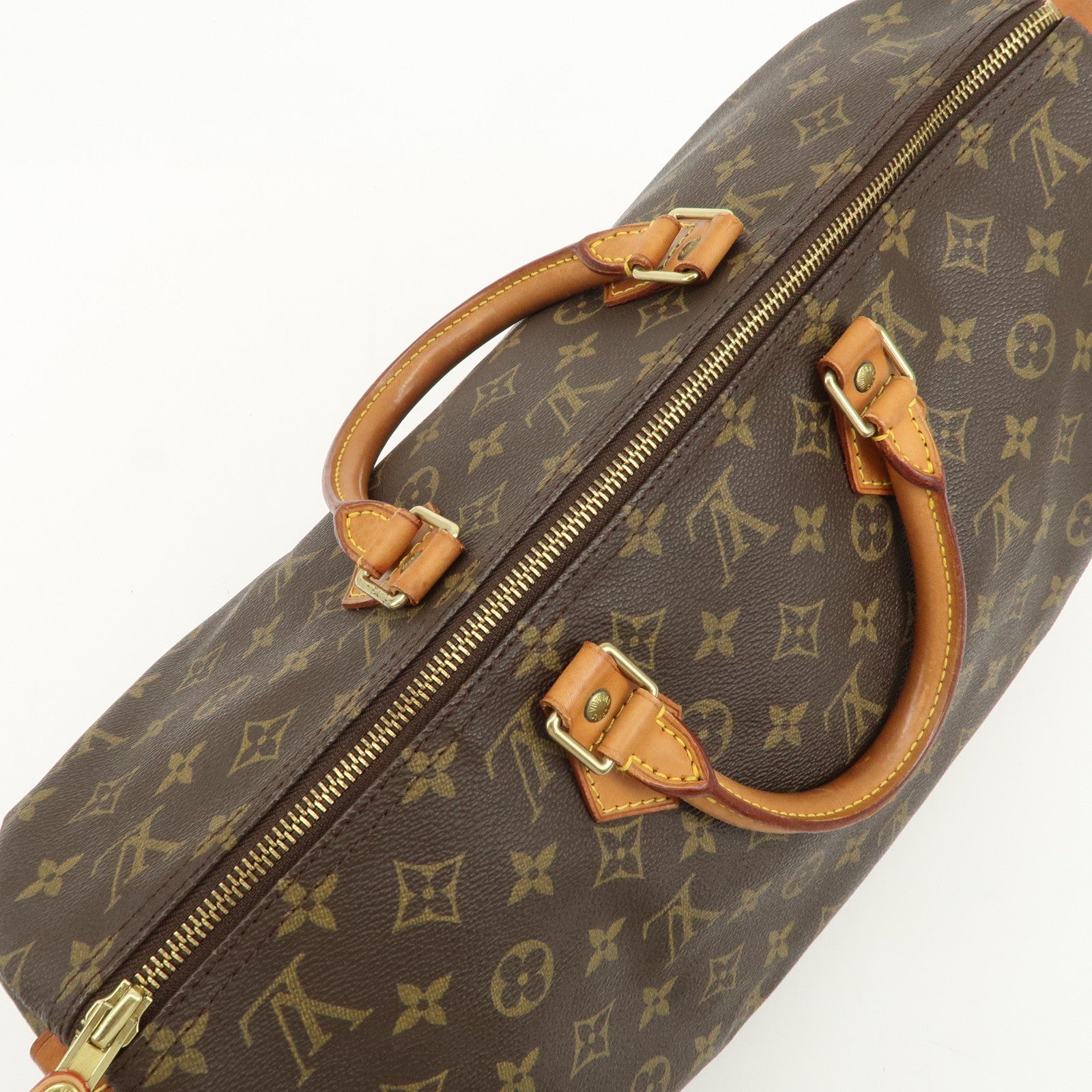 Louis Vuitton Monogram Speedy 40 Hand Bag Boston Bag Brown M41522