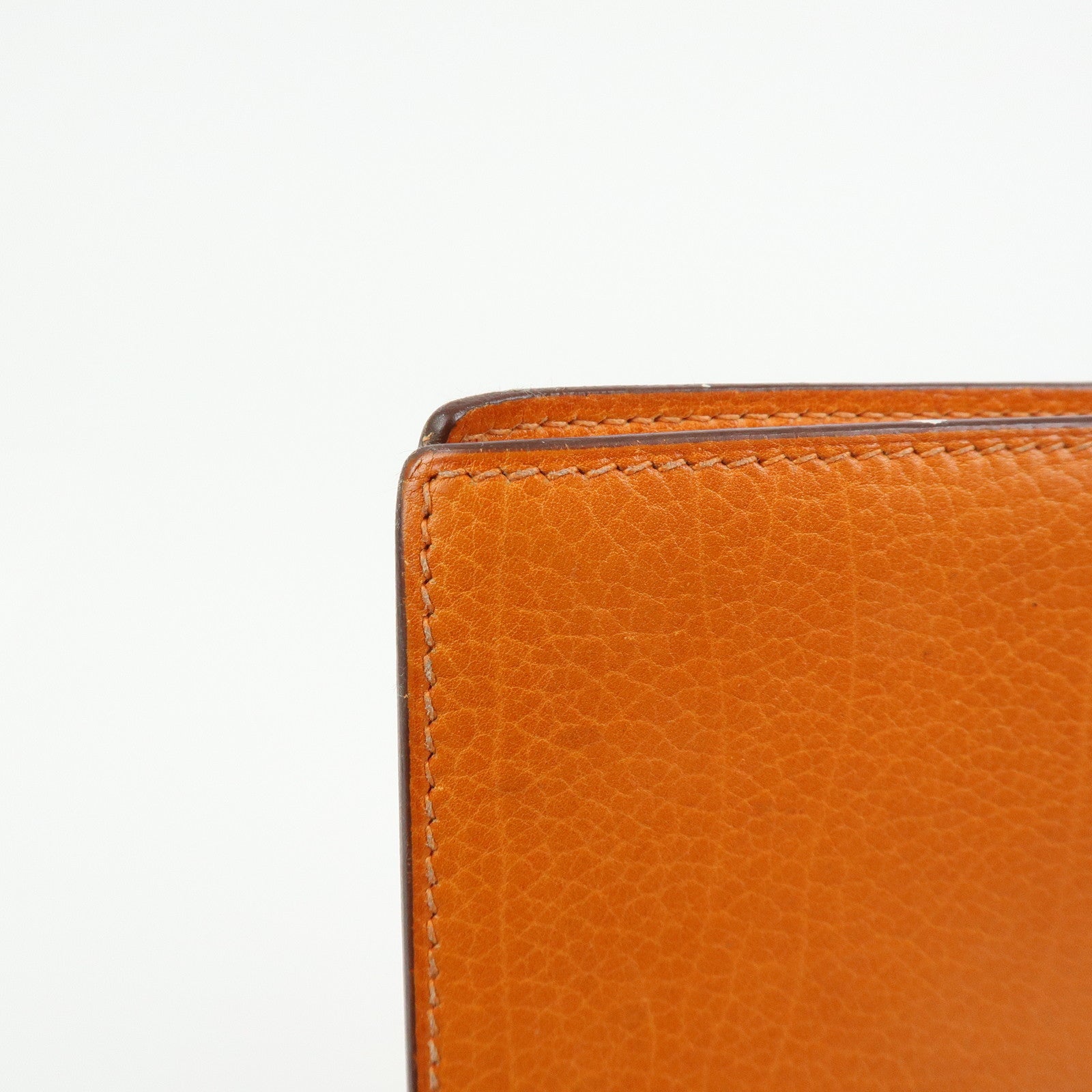 HERMES Togo Leather Agenda Cover Planner Cover □I Stamped Orange