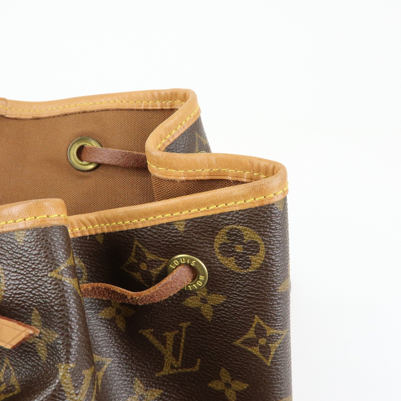 Louis Vuitton Monogram Montsouris GM Backpack Rucksack Brown M51135