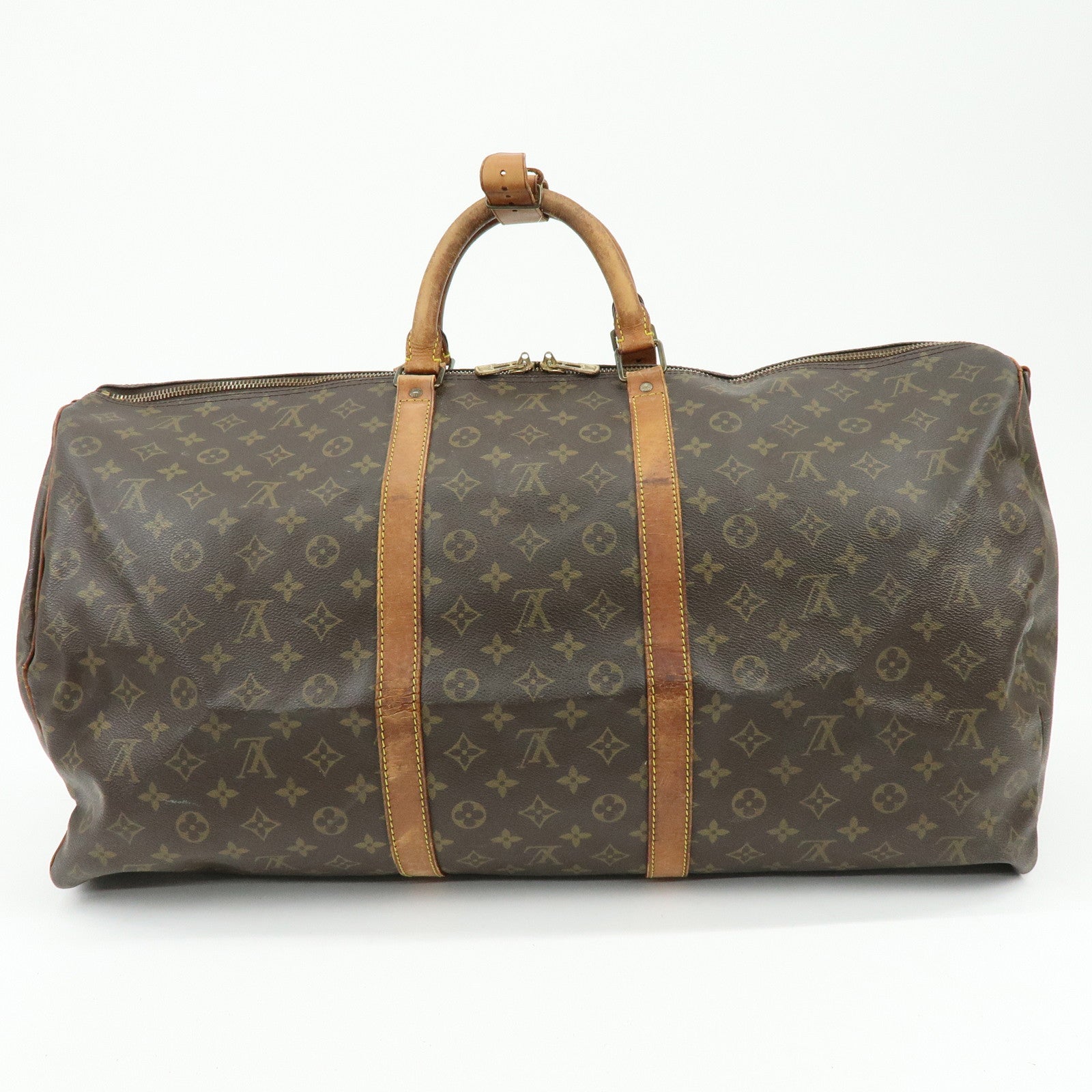 Louis Vuitton Monogram Keep All Bandouliere 60 Boston Bag M41412
