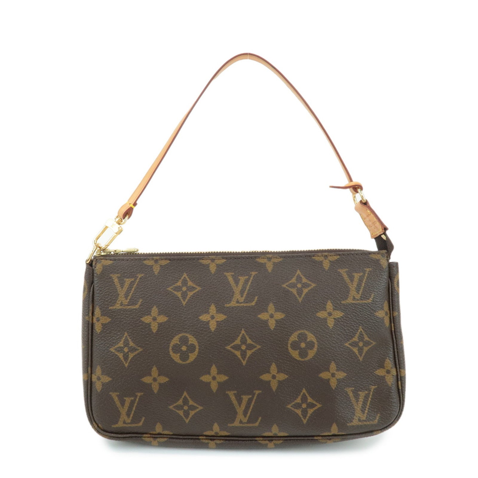 Louis Vuitton Monogram Pochette Accessoires Hand Bag Brown M51980