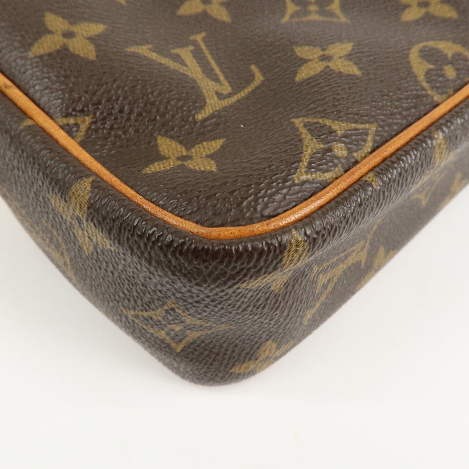 Louis Vuitton Monogram Compiegne 28 Pouch Clutch Bag Brown M51845