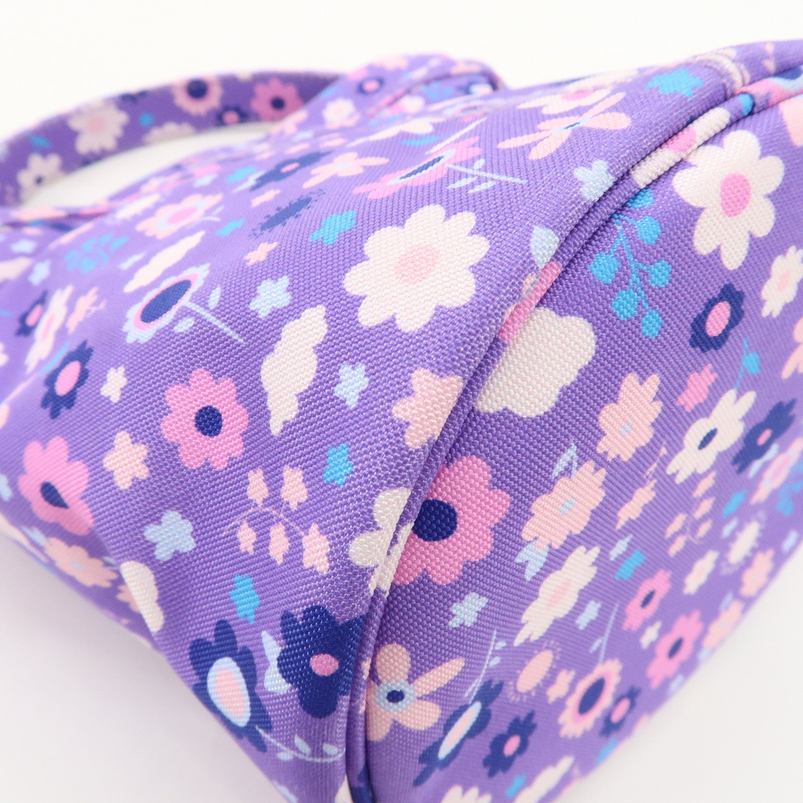 BALENCIAGA Wheel XS Nylon 2Way Bag Shoulder Bag Purple 656682 Used