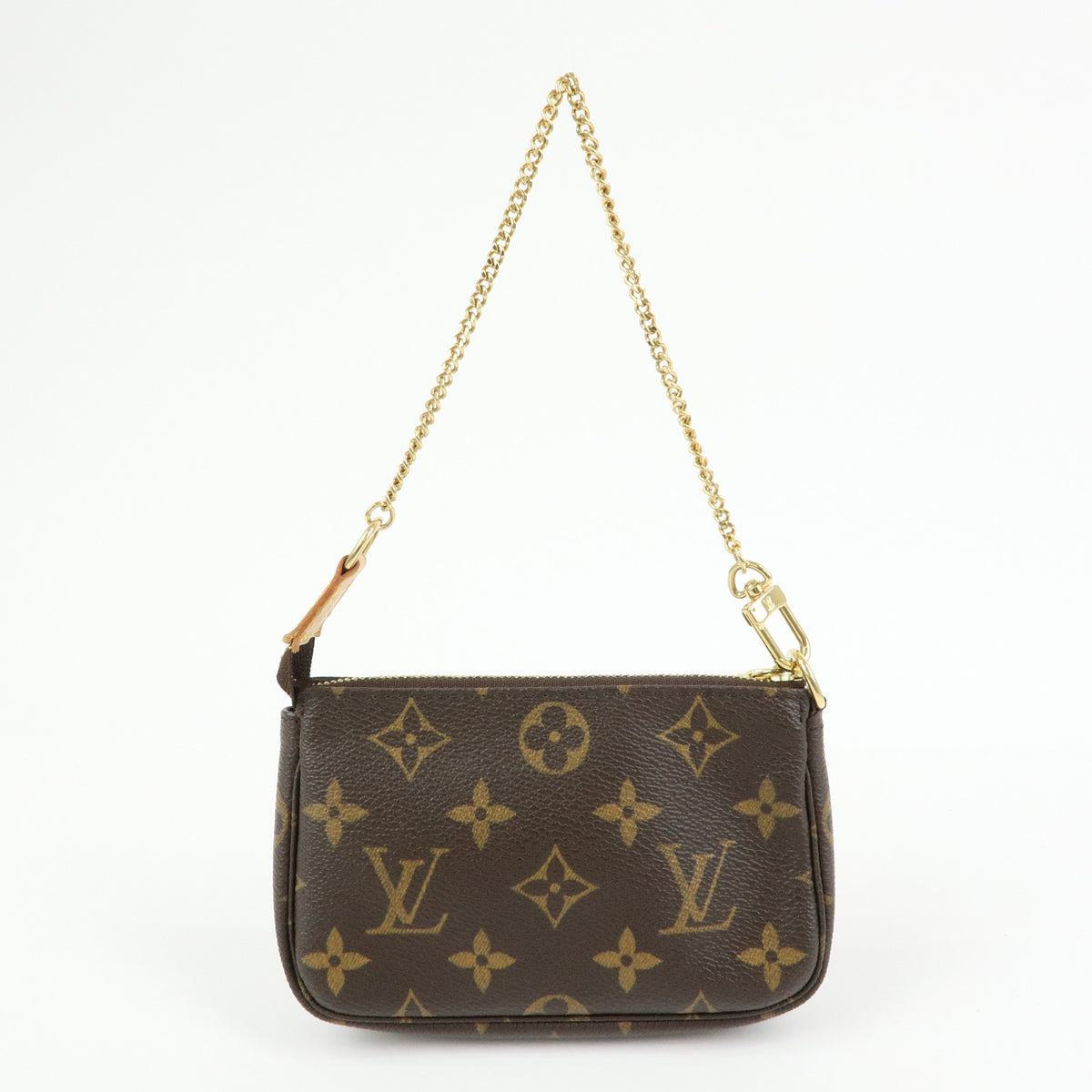 Louis Vuitton Monogram Mini Pochette Accessoires Hand Bag M58009