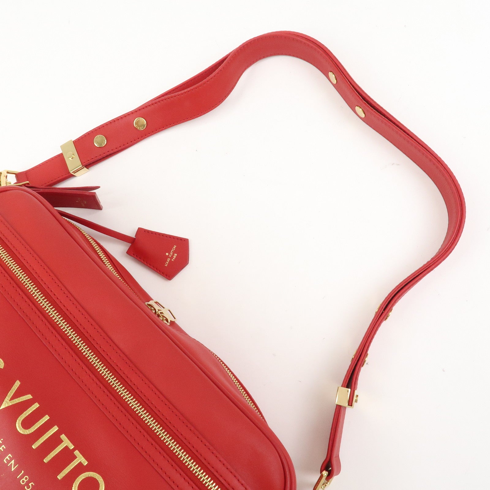 Louis Vuitton Paname Line Take Off Shoulder Bag Rouge M45511