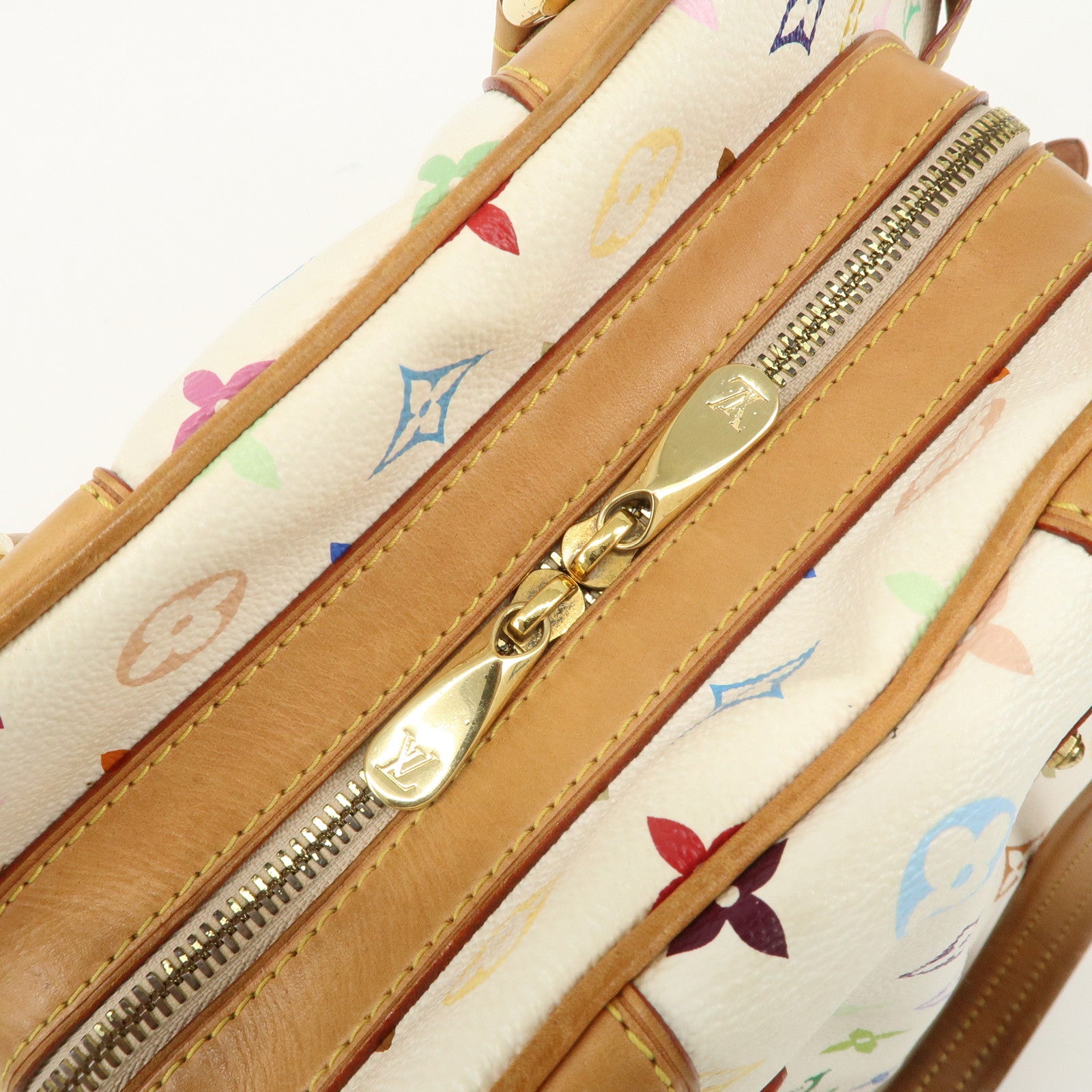 Louis Vuitton Monogram Multicolor Claudia Hand Bag Blanc M40193