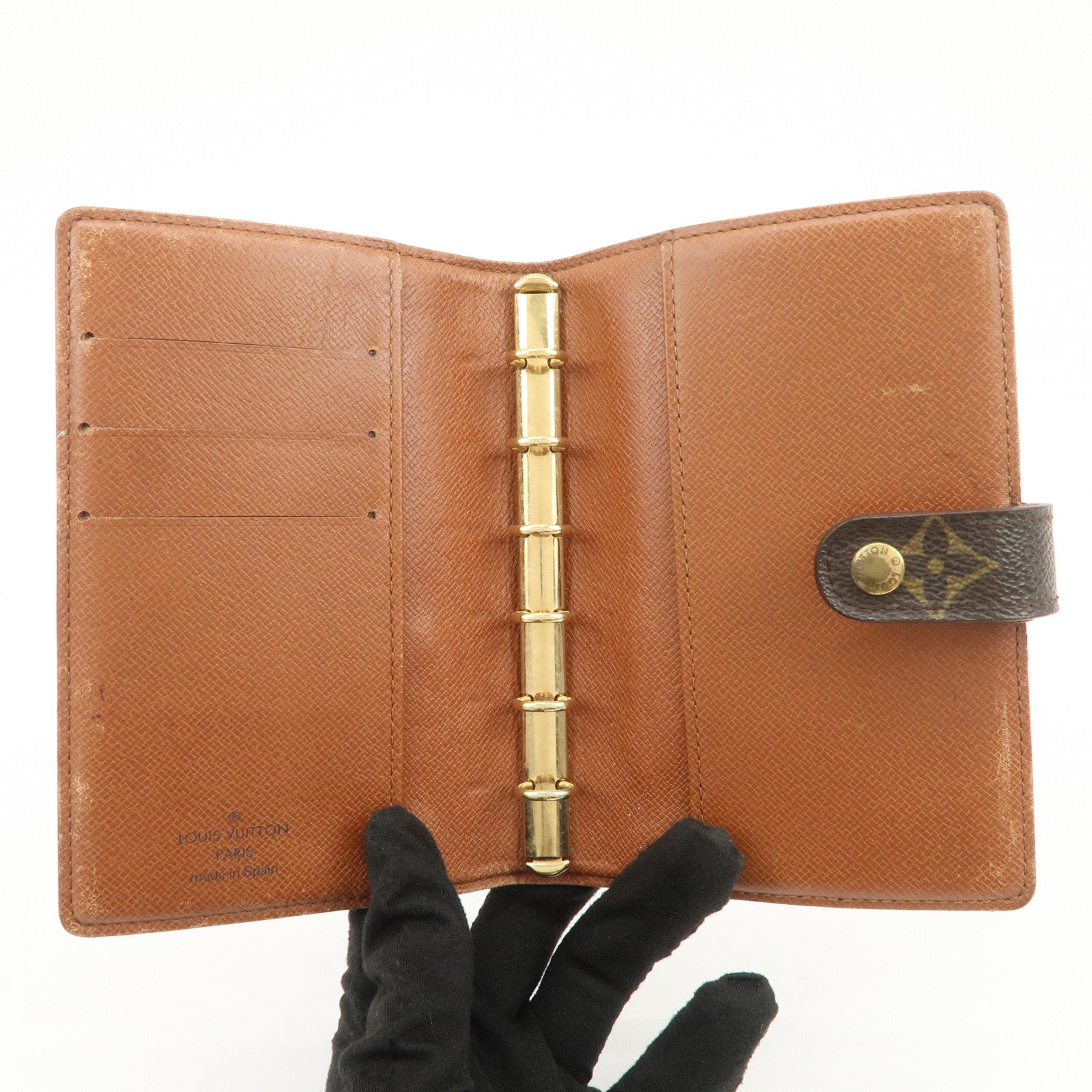 Louis Vuitton Monogram Agenda PM Planner Cover Brown R20005