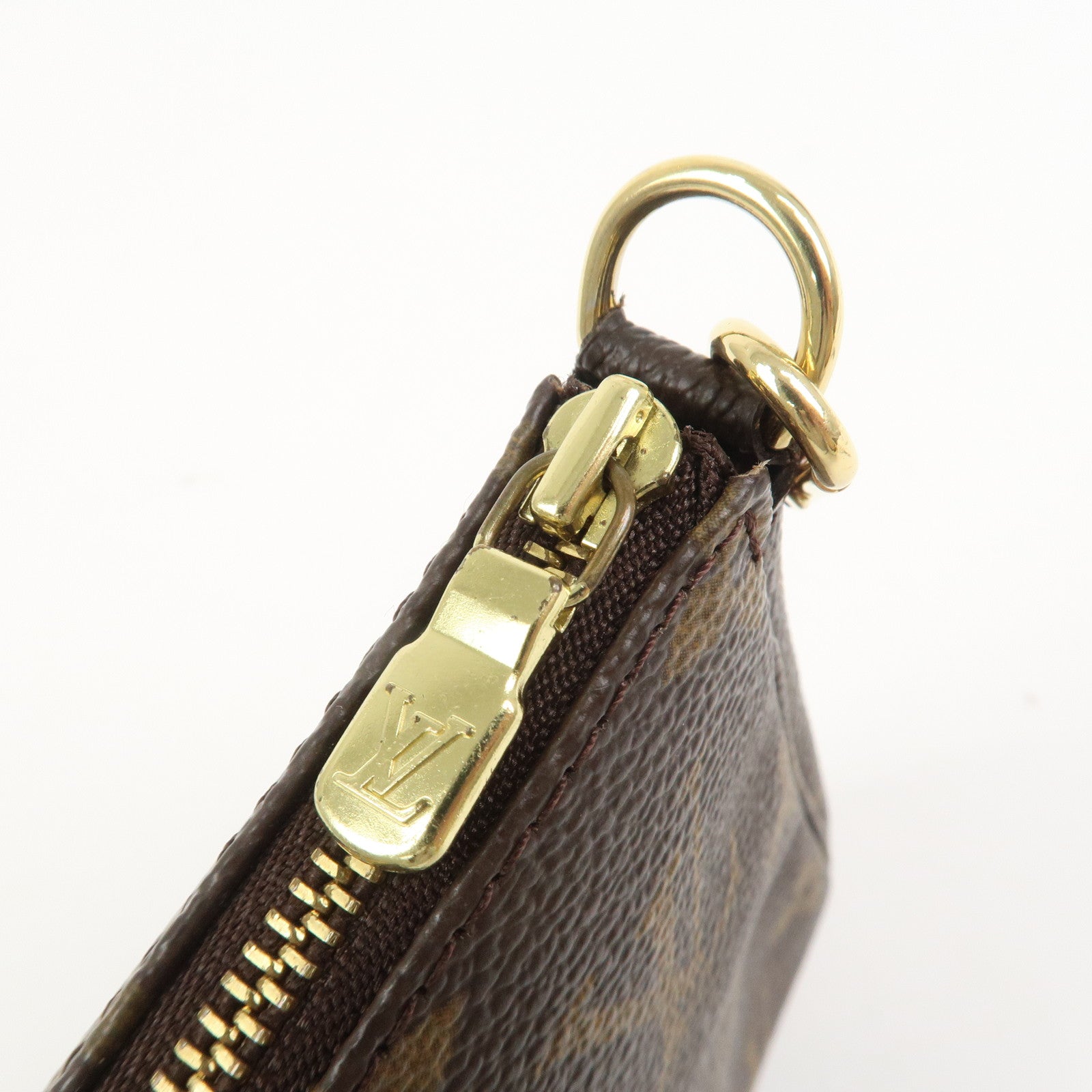 Louis Vuitton Monogram Pochette Accessoires Pouch Hand Bag M51980