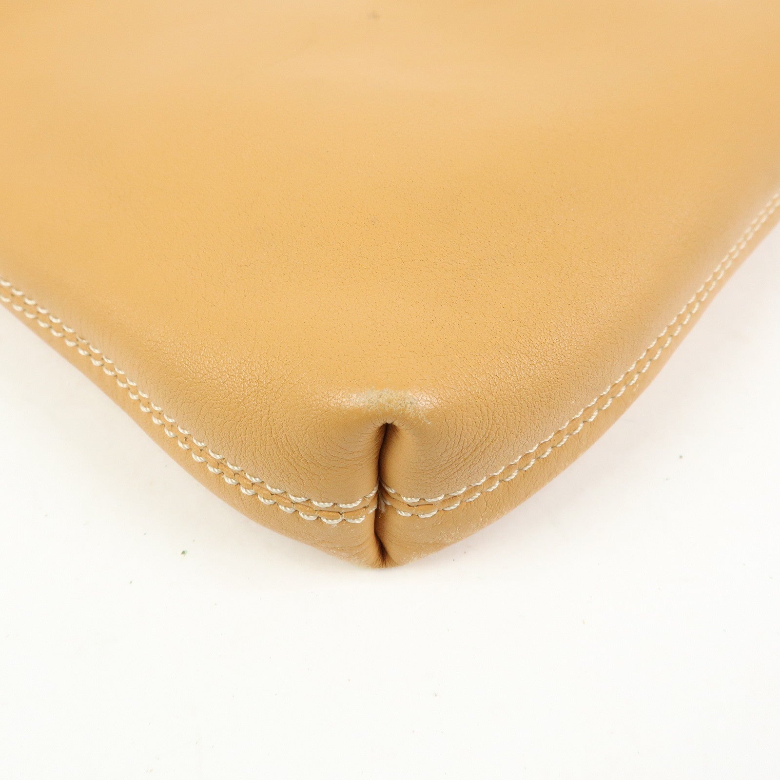 LOEWE Leather Shoulder Bag Crossbody Bag Camel Brown