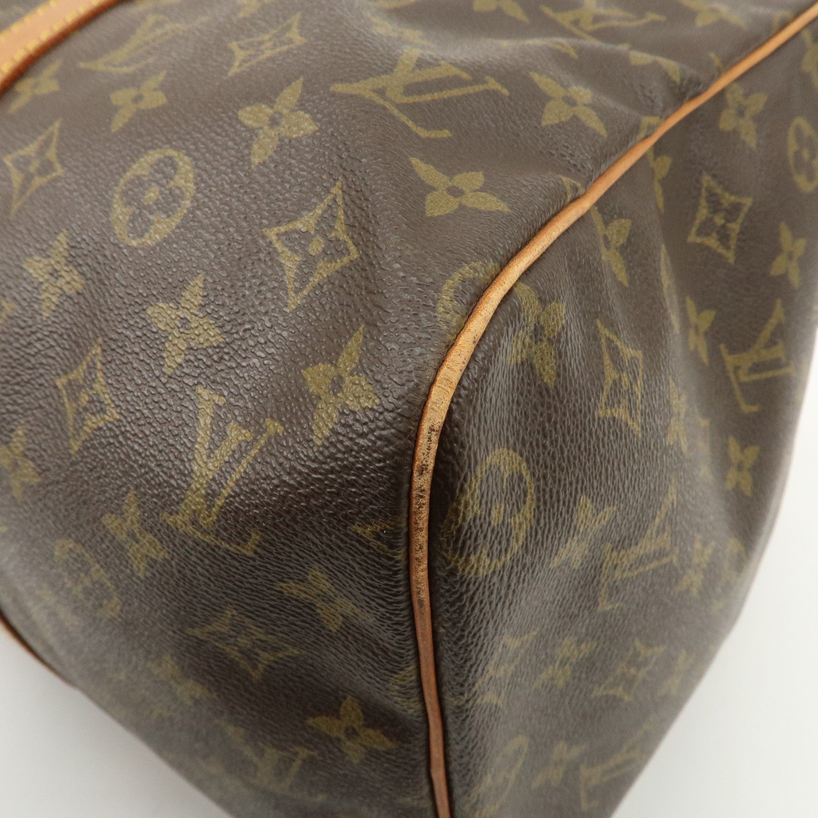 Louis Vuitton Monogram Sac Souple 45 Boston Bag Brown M41624
