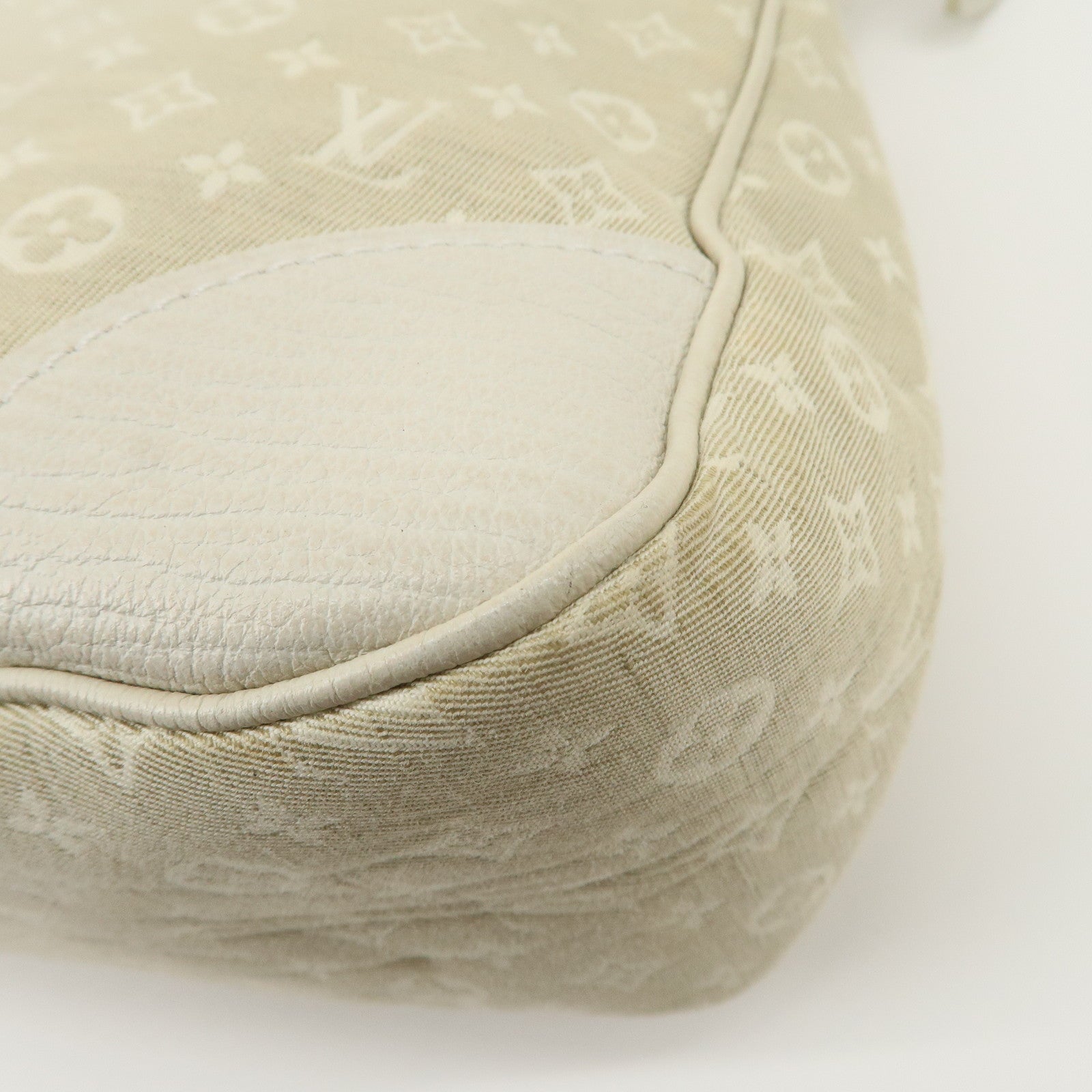 Louis Vuitton Monogram Mini Lin Boulogne Hand Bag Dune M95317