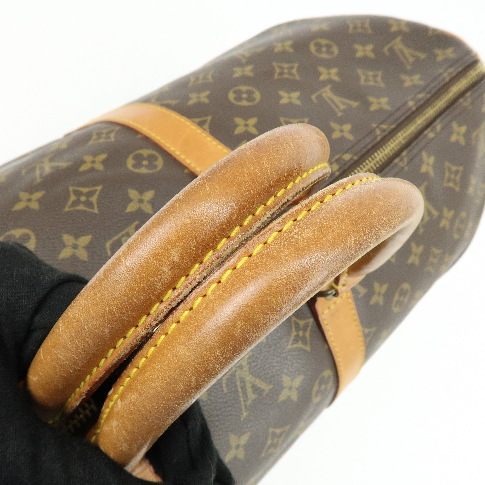 Louis Vuitton Monogram Keep All 55 Bandouliere Boston Bag M56714
