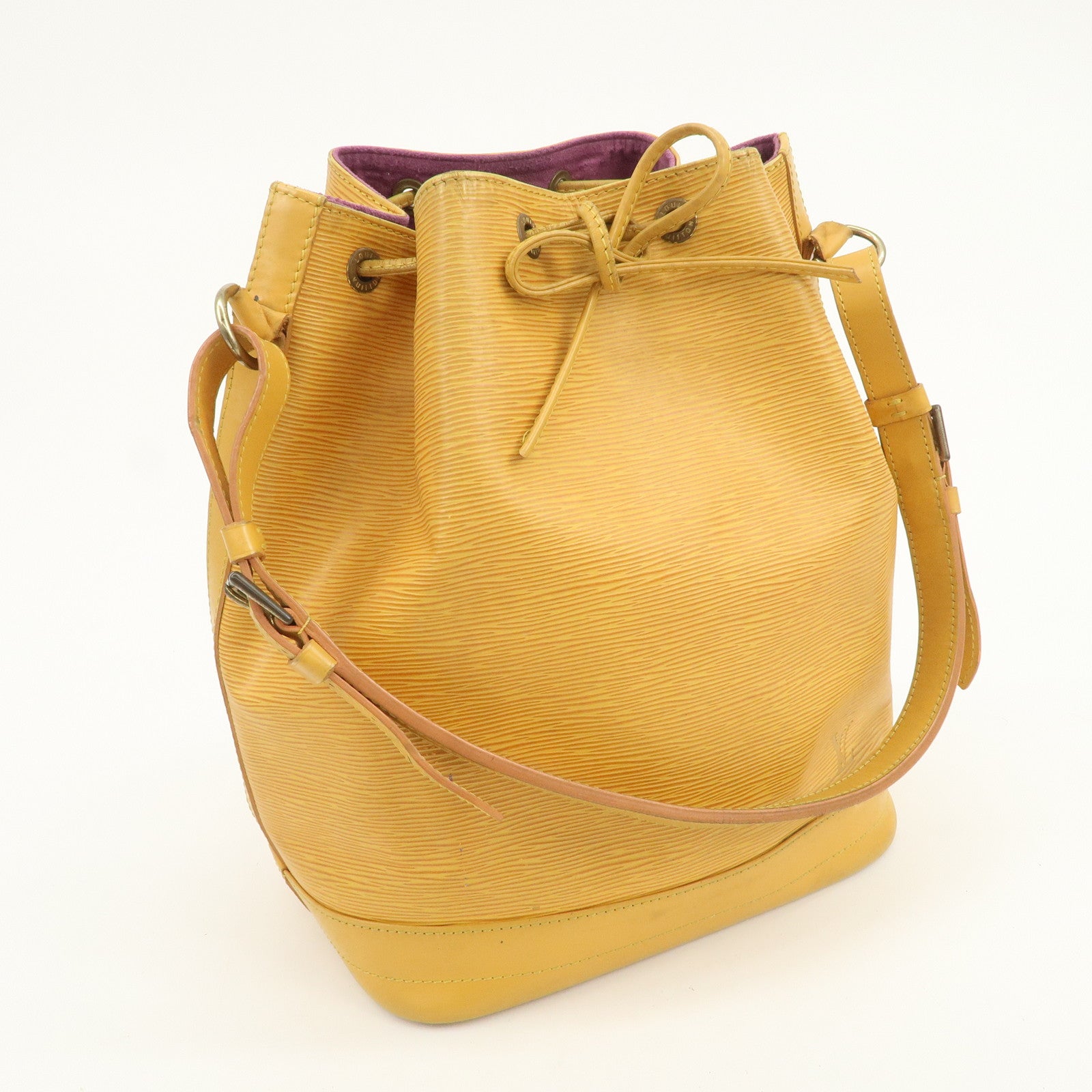 Louis Vuitton Epi Noe Leather Shoulder Bag Tassili Yellow M44009