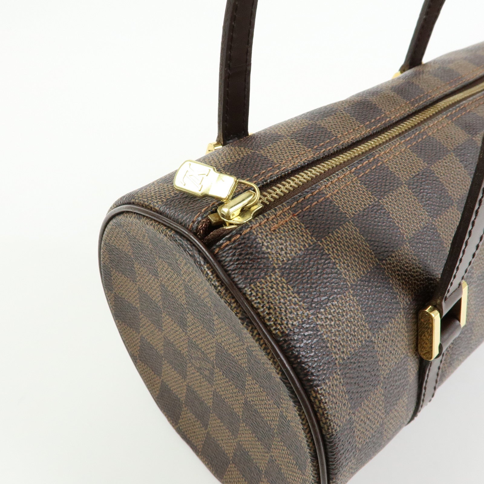 Louis Vuitton Damier Ebene Papillon 26 Hand Bag Brown N51304