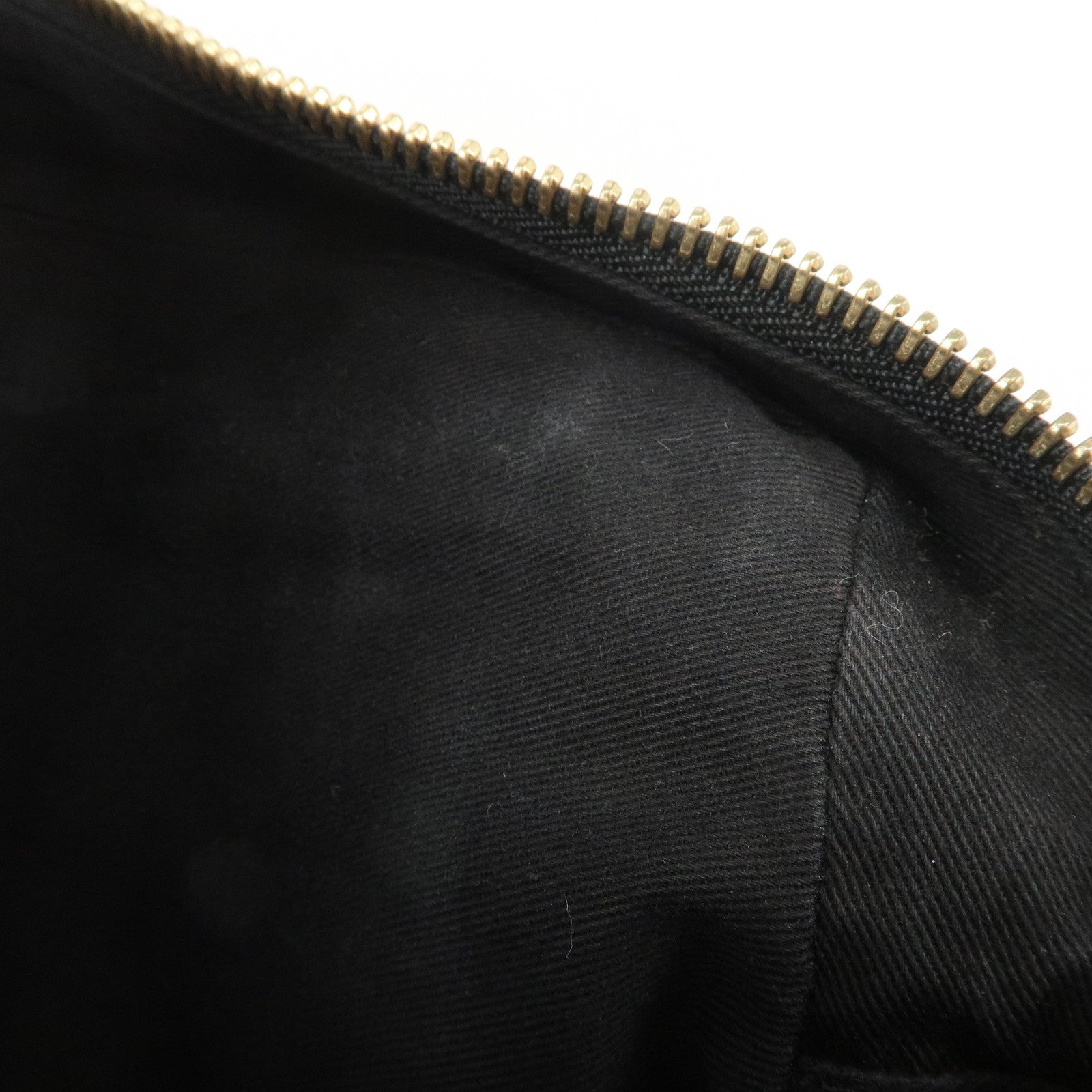 Chloe Paraty Logo Leather 2WAY Bag Shoulder Bag Hand Bag Black