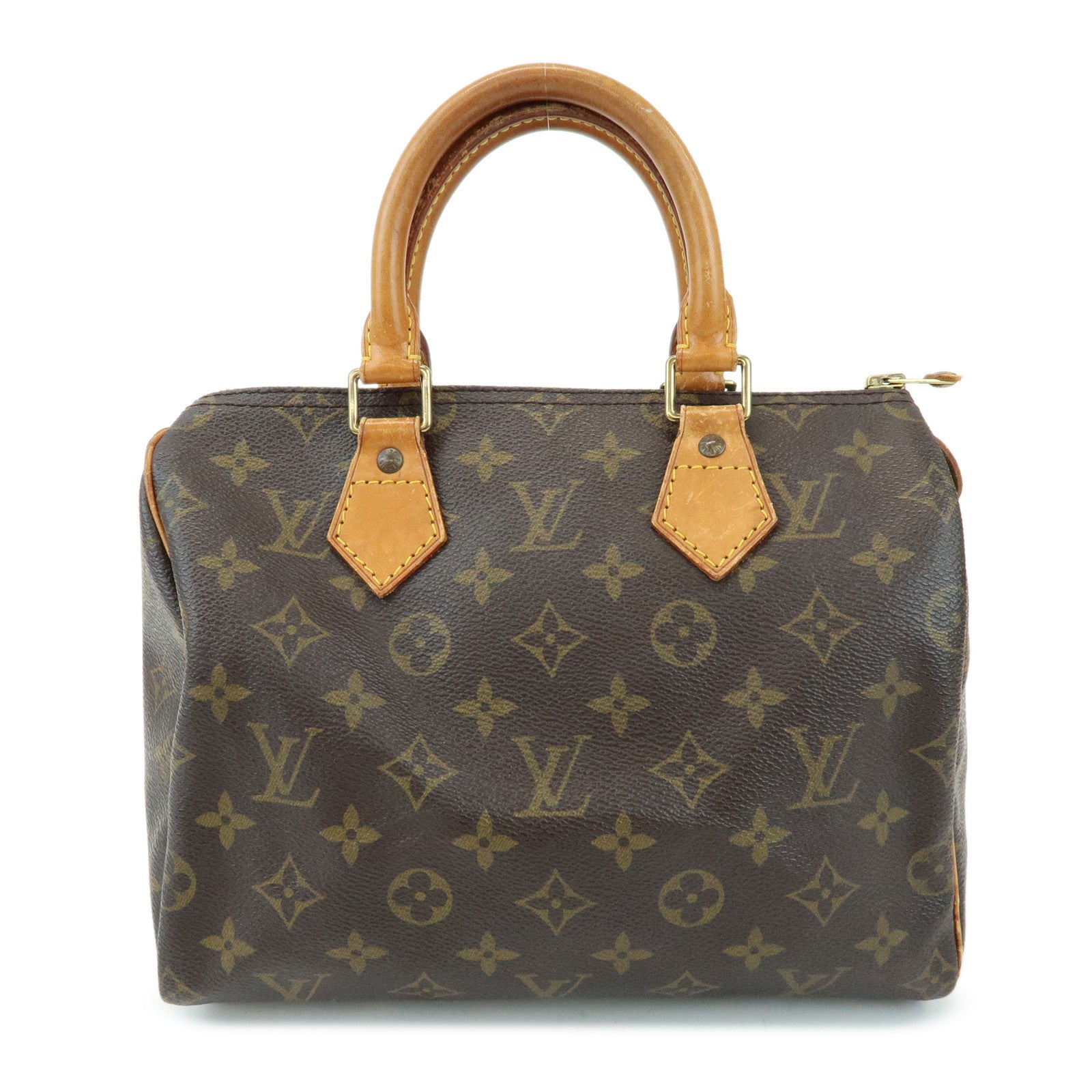 Louis Vuitton Monogram Speedy 25 Boston Bag Hand Bag Brown M41528