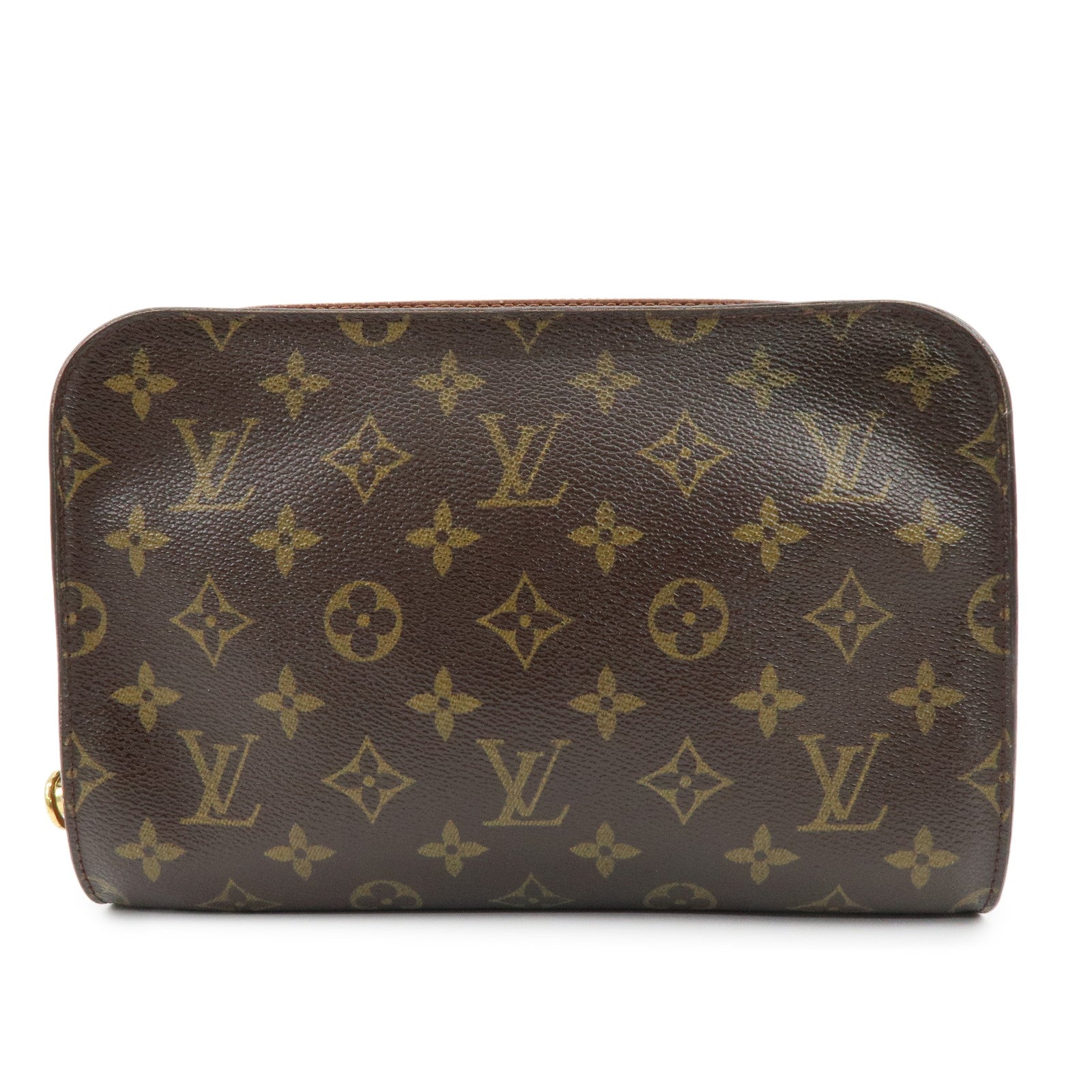 Louis Vuitton Monogram Orsay Clutch Bag Pouch Brown M51790
