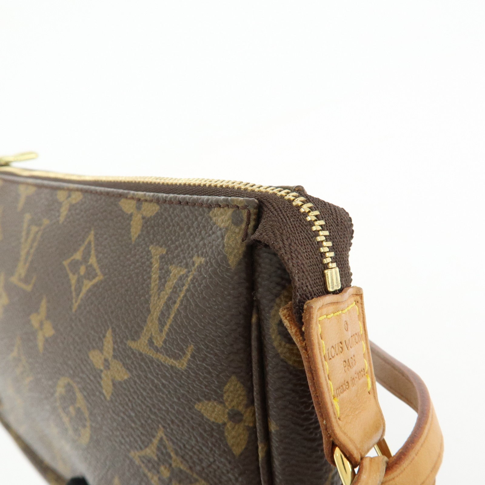 Louis Vuitton Monogram Pochette Accessoires Pouch Hand Bag M51980