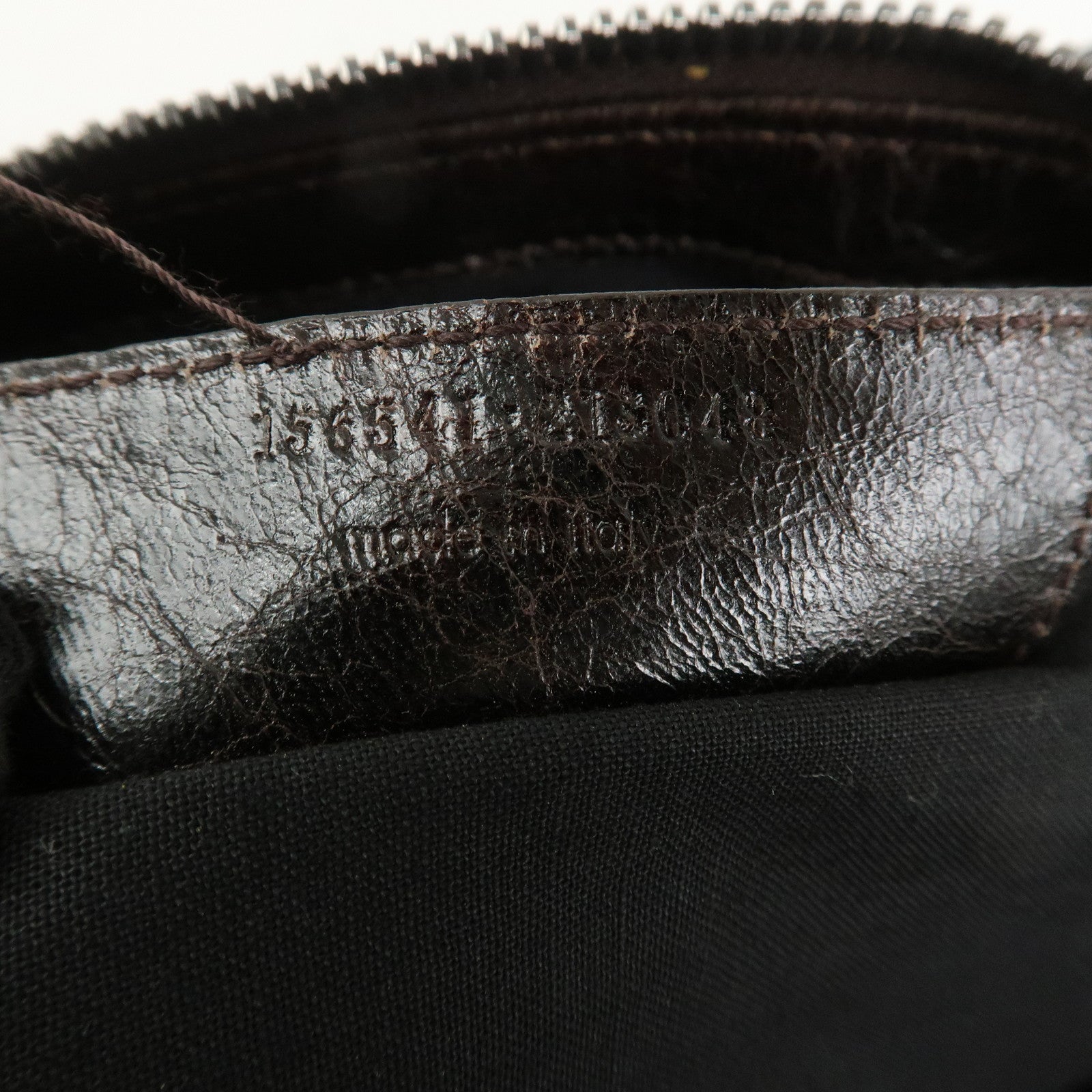 BALENCIAGA The Work Leather Tote bag Hand Bag Dark Brown 156541