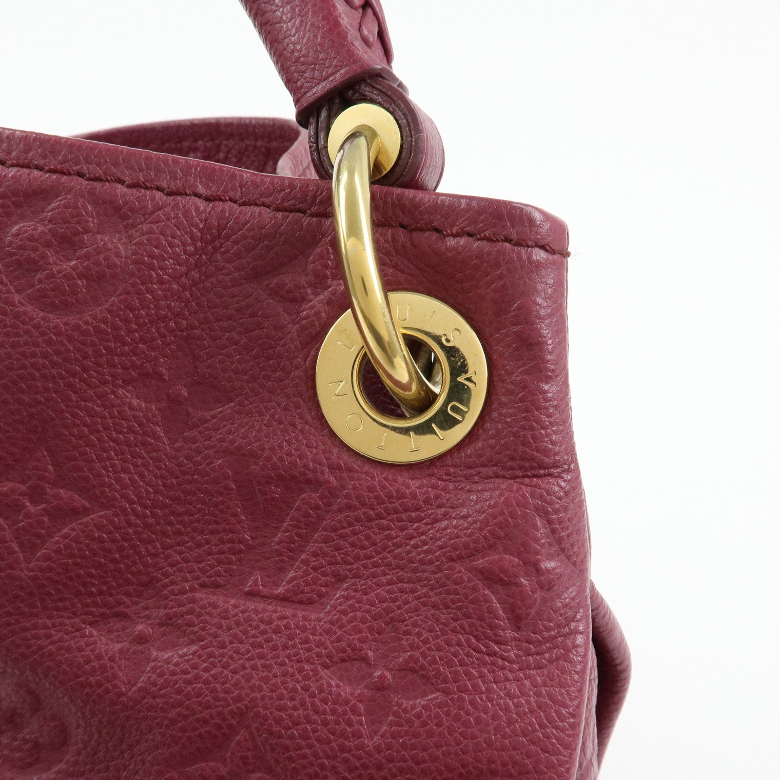 Louis Vuitton Monogram Empreinte Empreinte Leather MM Aurore M94047