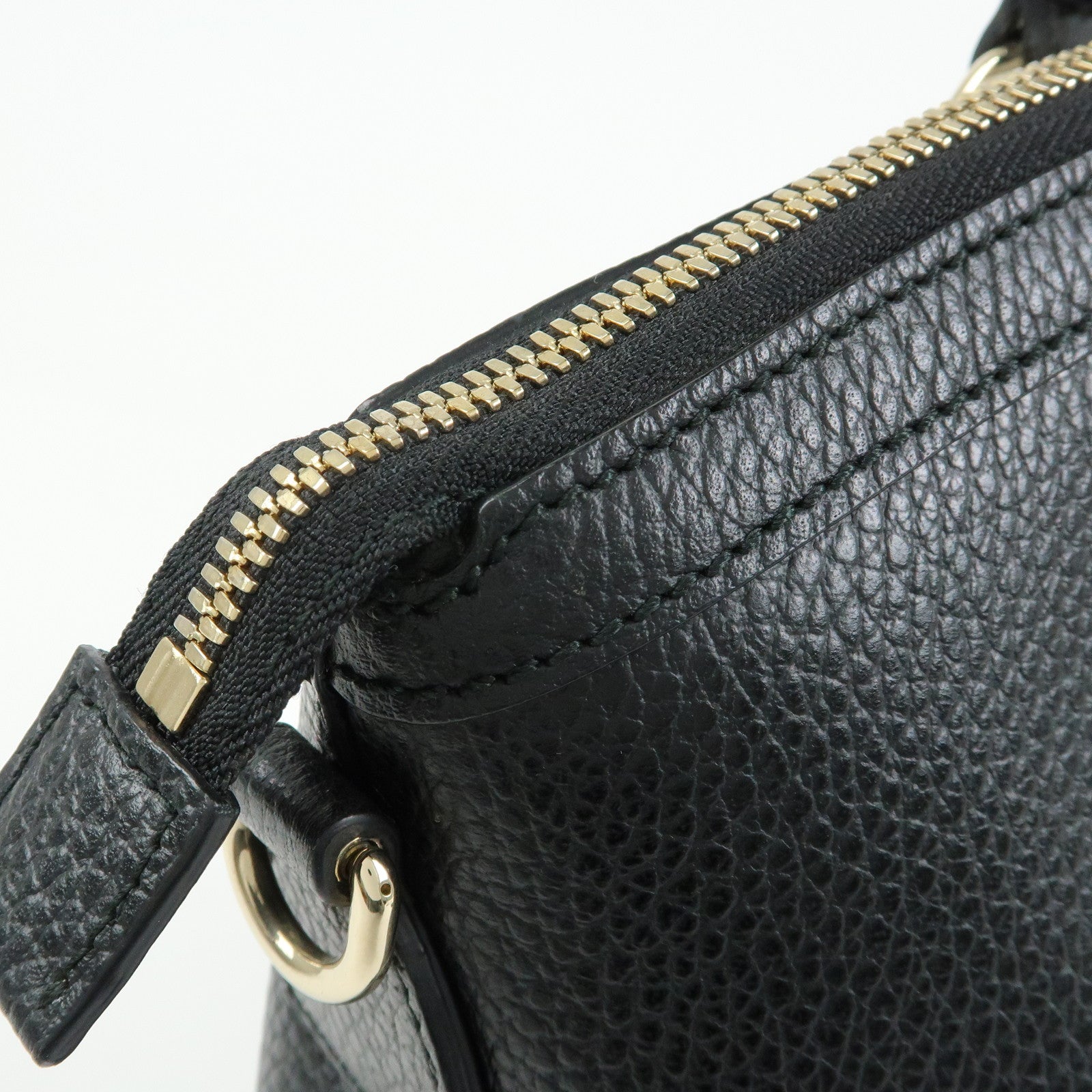 GUCCI Interlocking G Calf Leather 2Way Hand Bag Shoulder Bag 449651