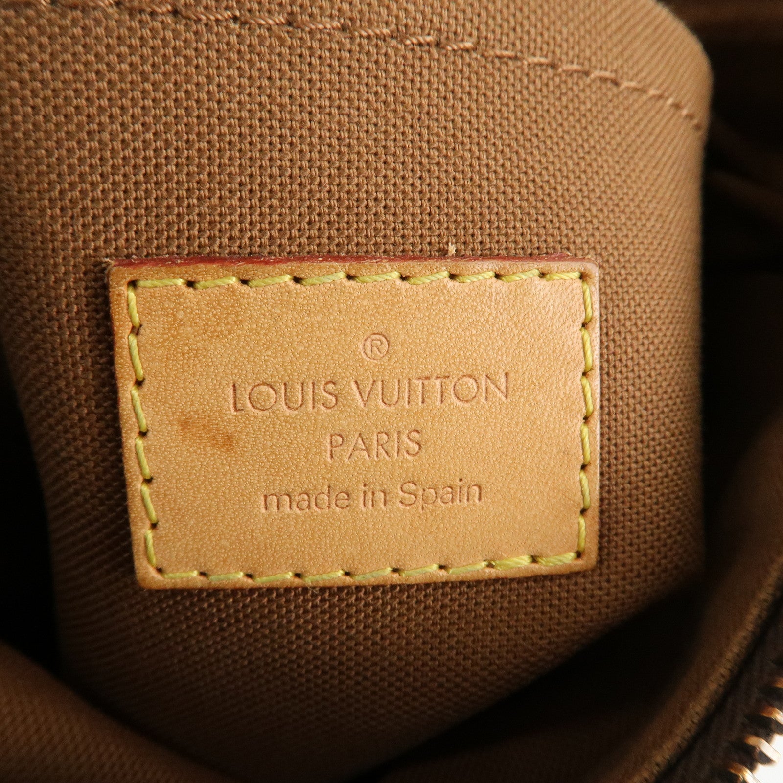 Louis Vuitton Monogram Odeon PM Shoulder Bag Brown M56390 Used