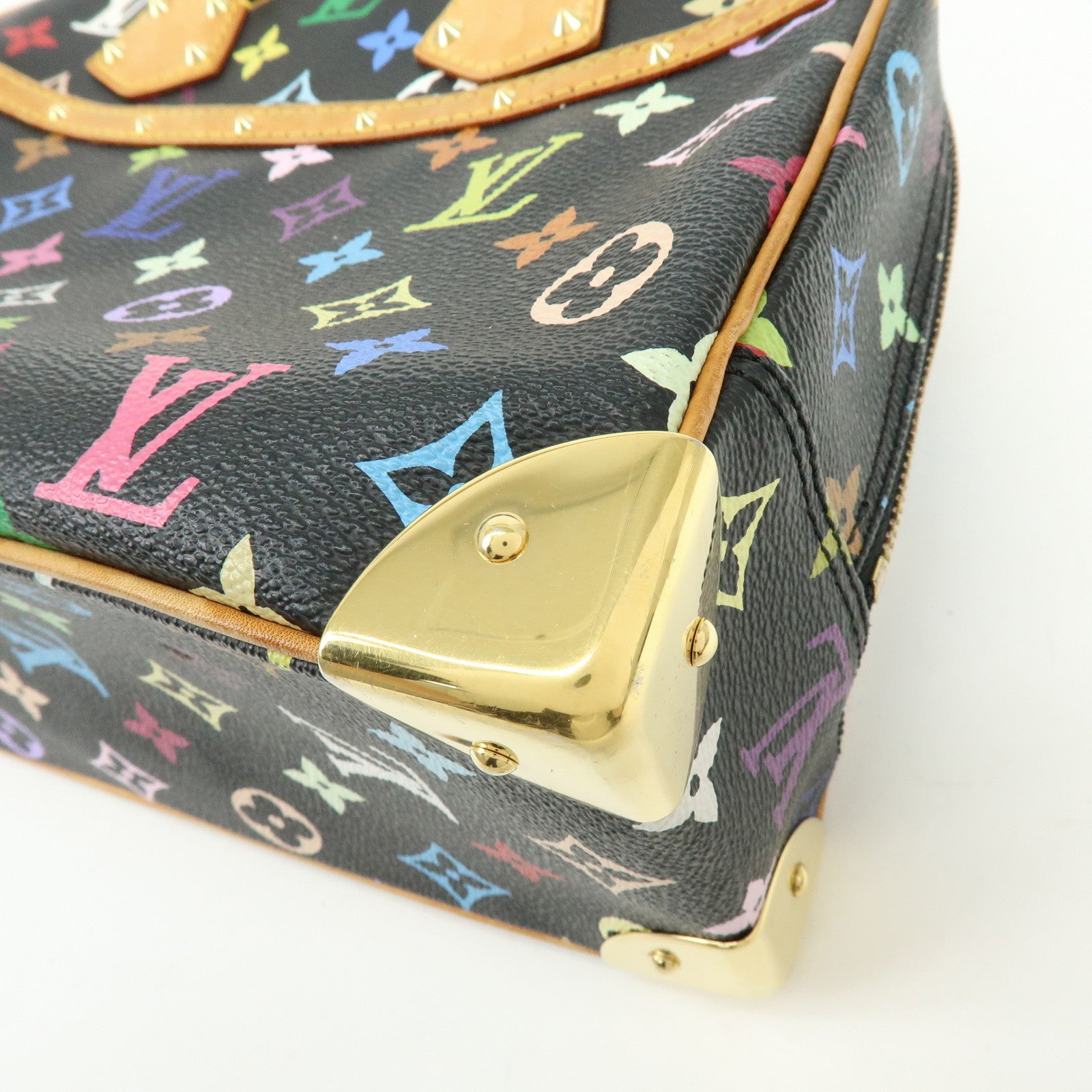 Louis Vuitton Monogram Trouville Multicolor Hand Bag Noir M92662