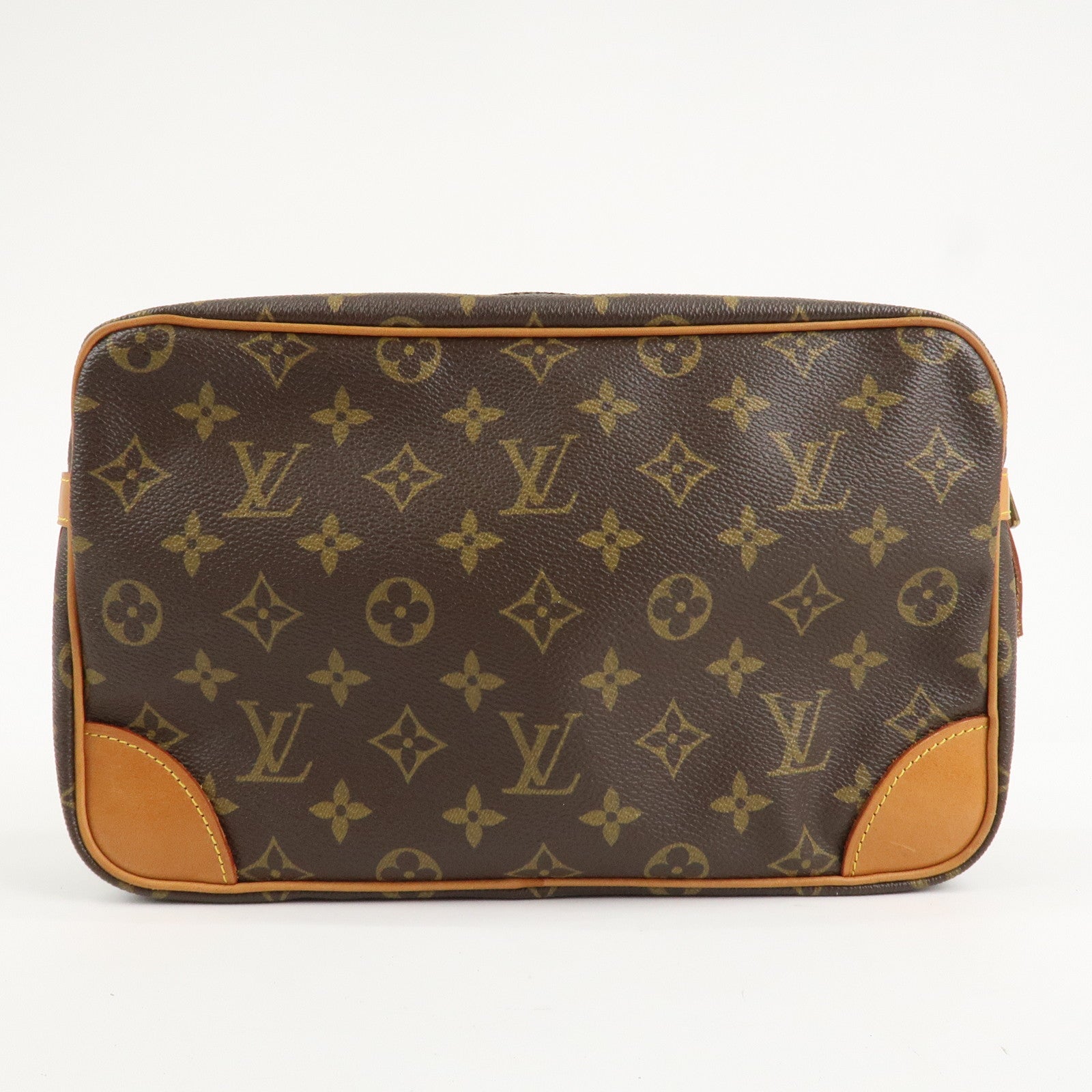 Louis Vuitton Monogram Compiegne 28 Pouch Clutch Bag M51845 Used