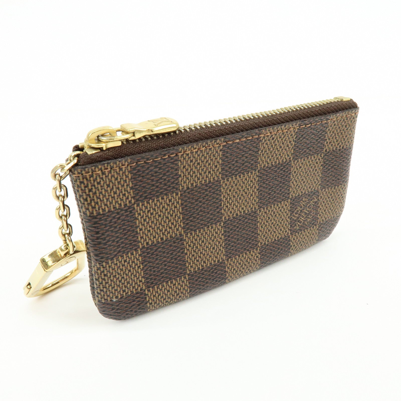 Louis Vuitton Damier Pochette Cles Coin Case Damier Ebene N62658