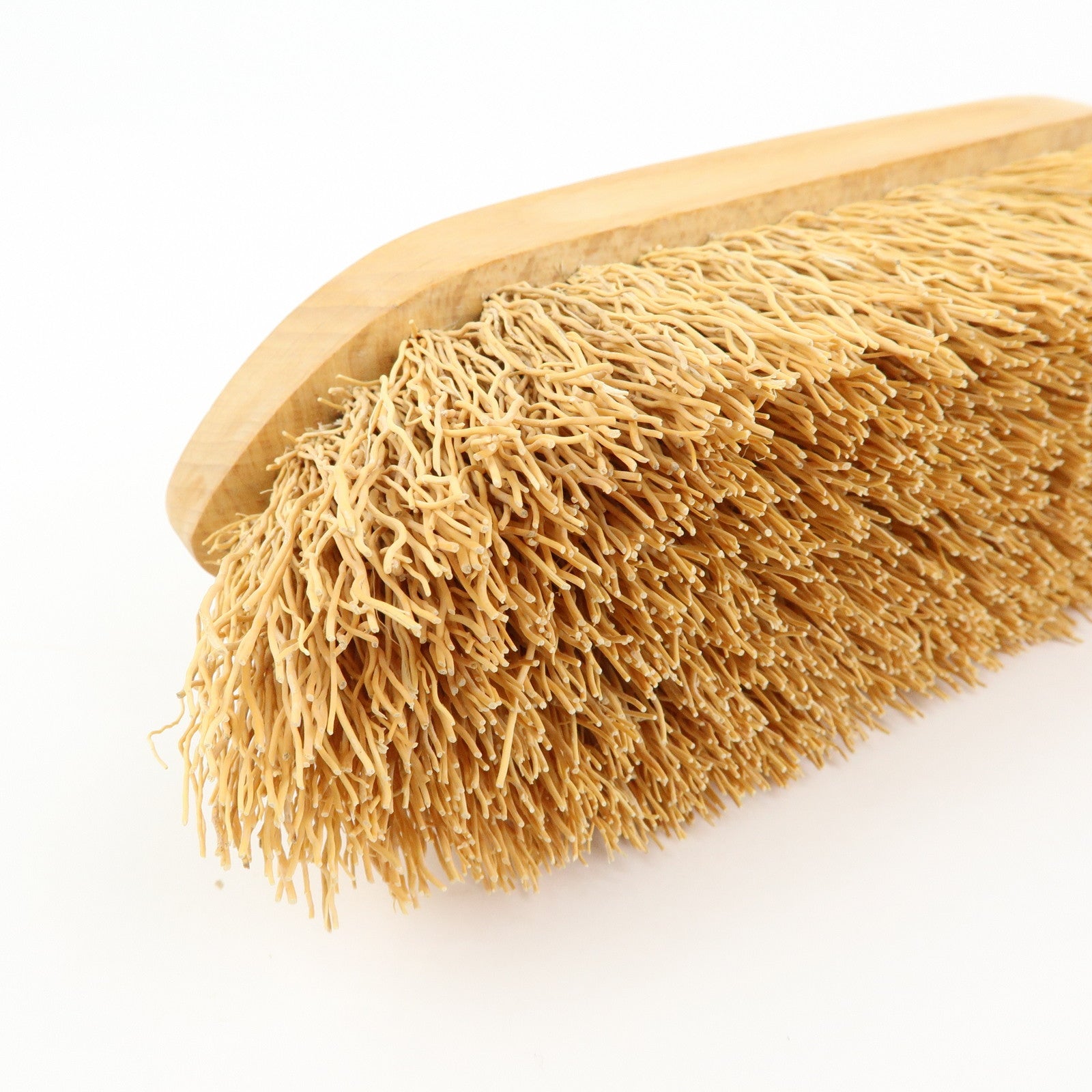 HERMES Logo Wood Horse Brush Grooming Brush Natural