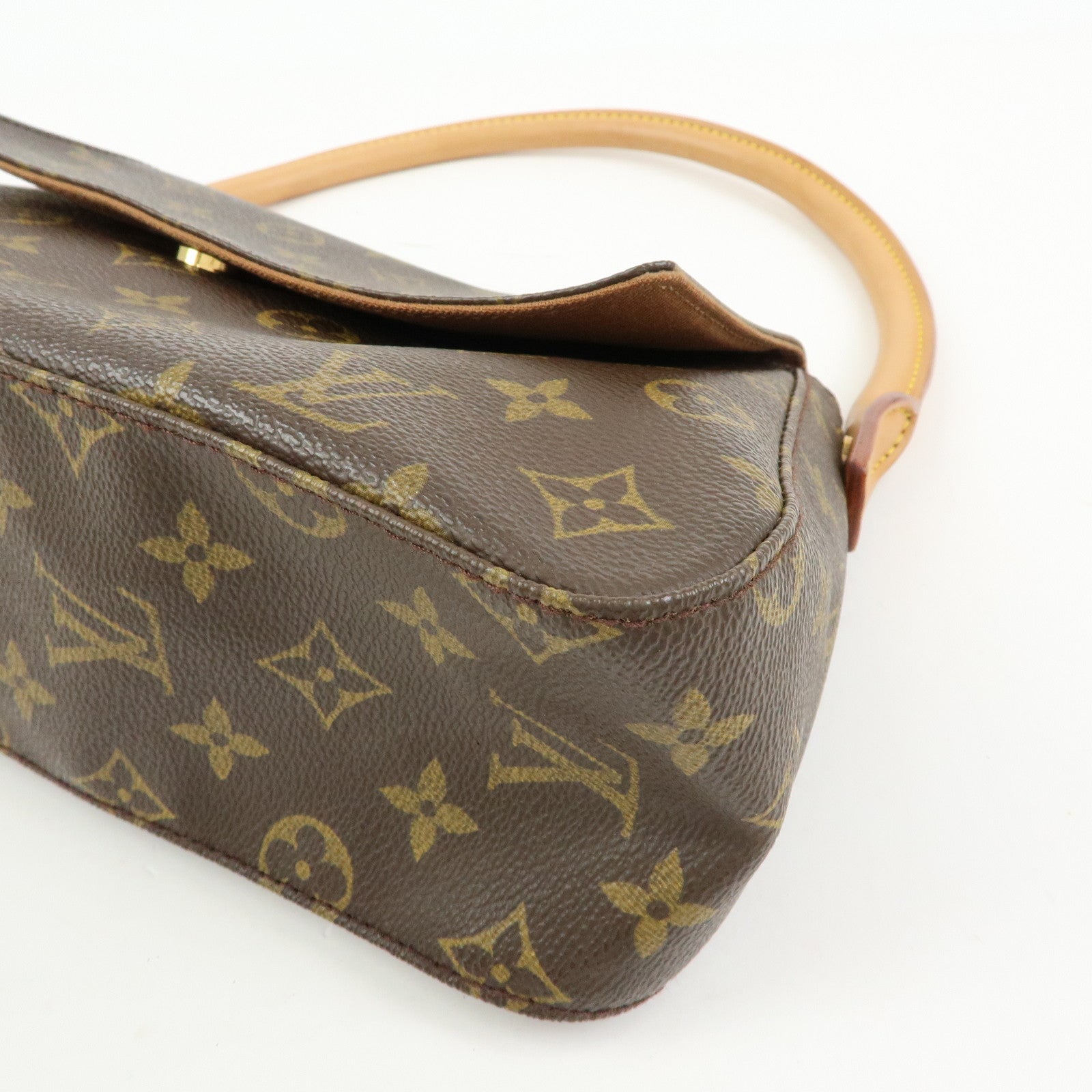 Louis Vuitton Monogram Mini Looping Shoulder Bag Brown M51147