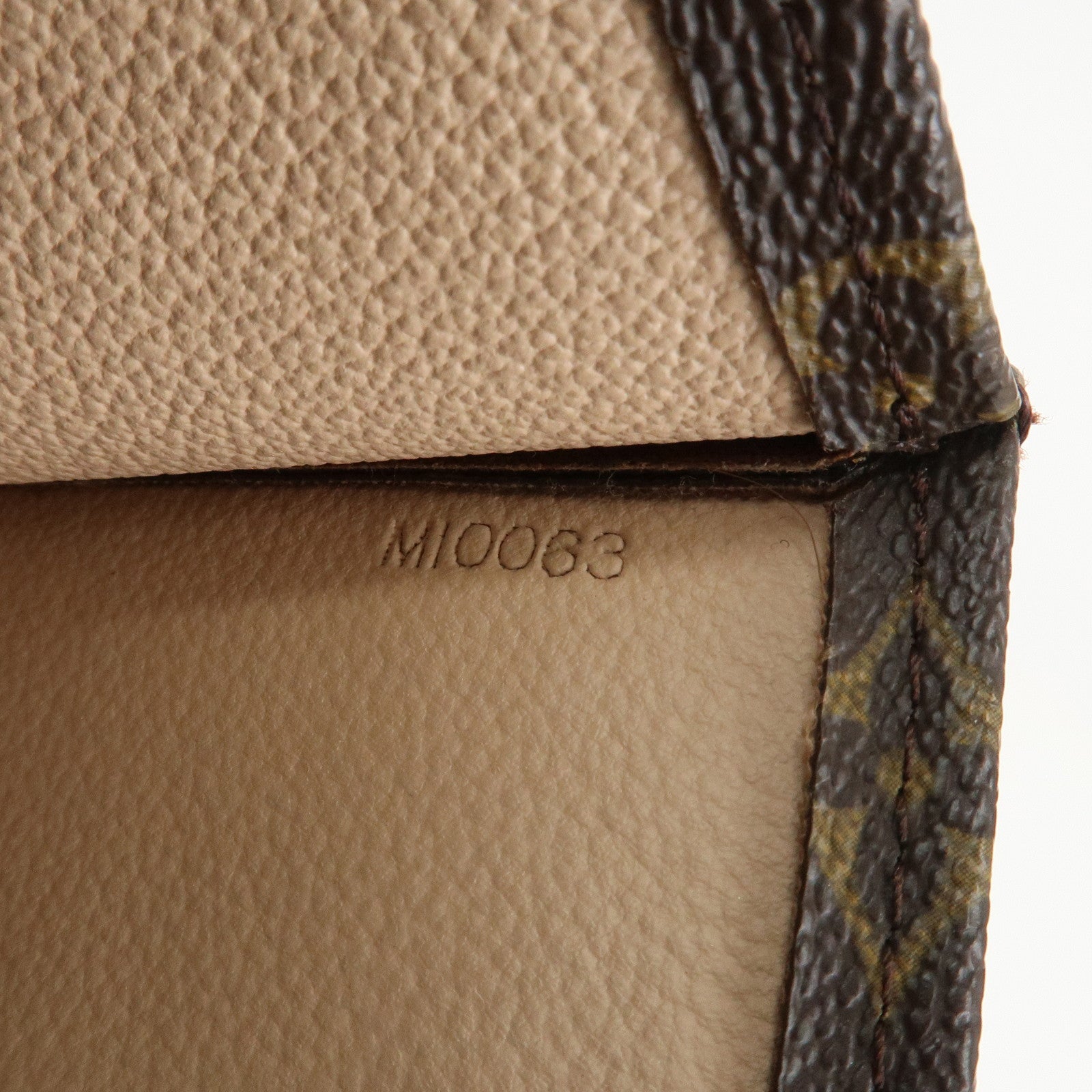 Louis Vuitton Monogram Sac Plat Tote Bag Hand Bag Brown M51140