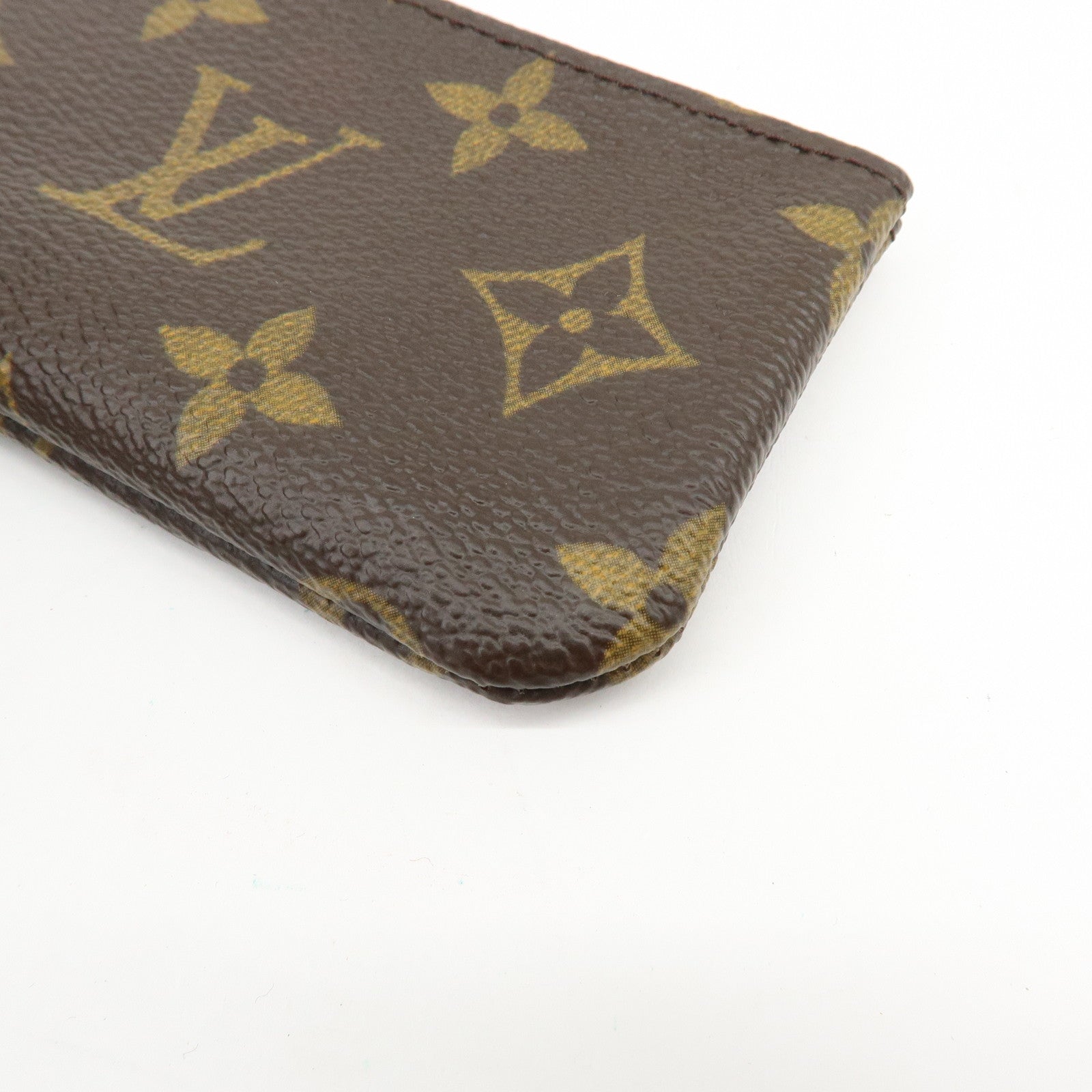 Louis Vuitton Monogram Pochette Cles Coin Case Key Case M62650