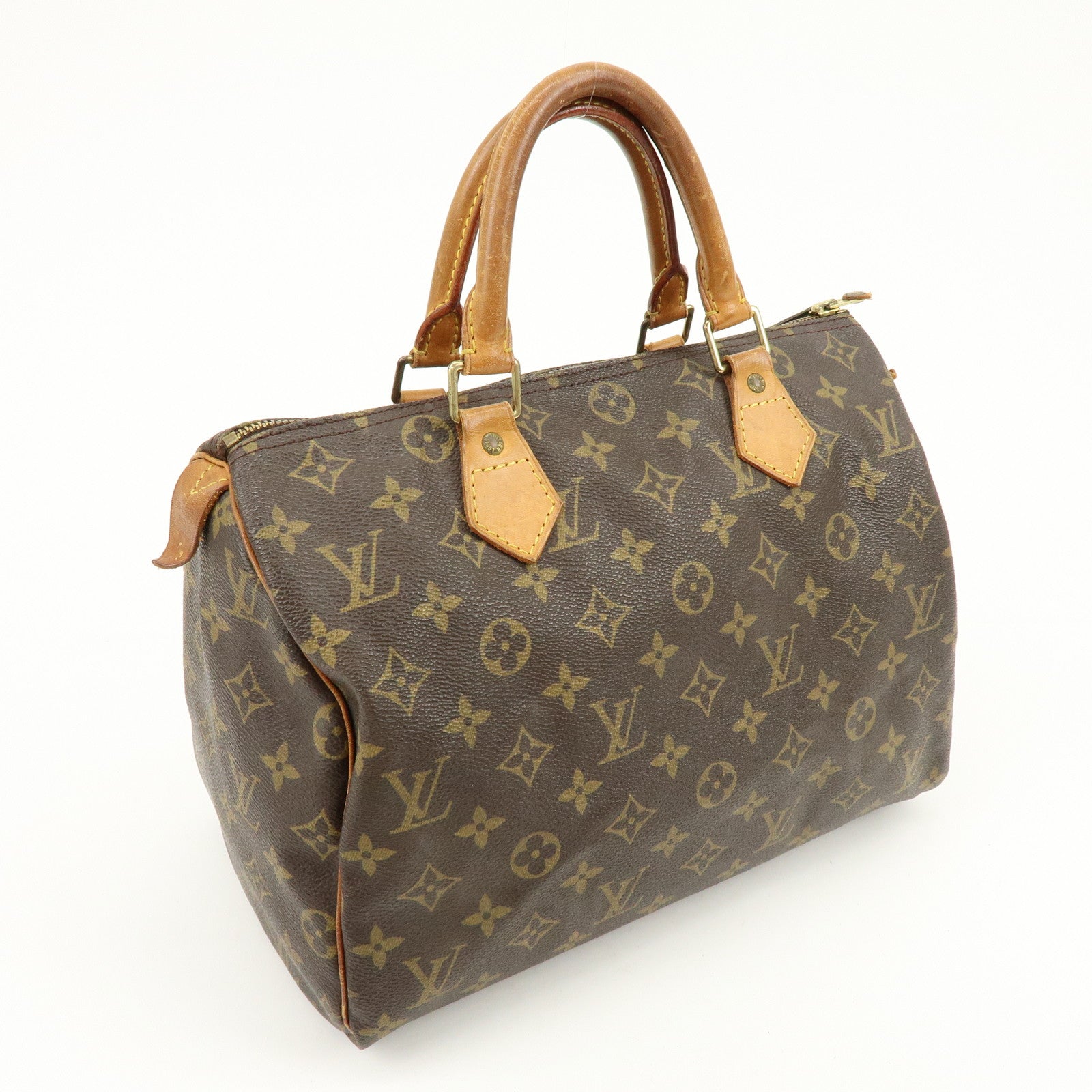 Louis Vuitton Monogram Speedy 30 Boston Bag Hand Bag Brown M41526
