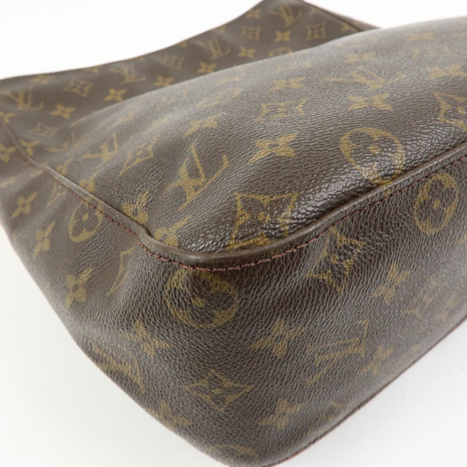 Louis Vuitton Monogram Looping GM Shoulder Bag Brown M51145