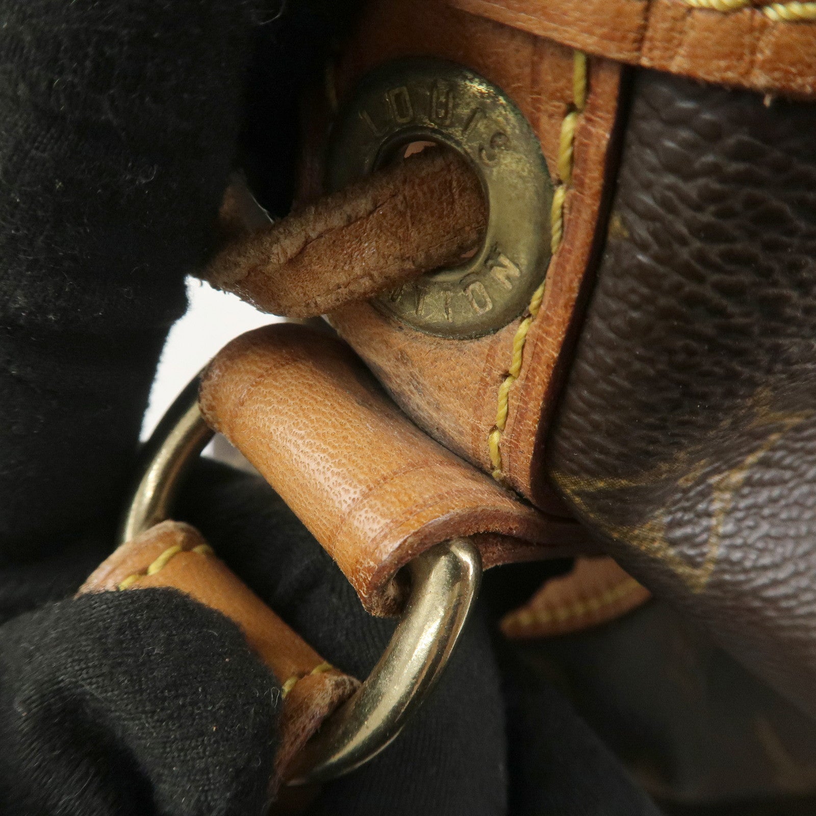 Louis Vuitton Monogram Petit Noe Shoulder Bag Brown M42226