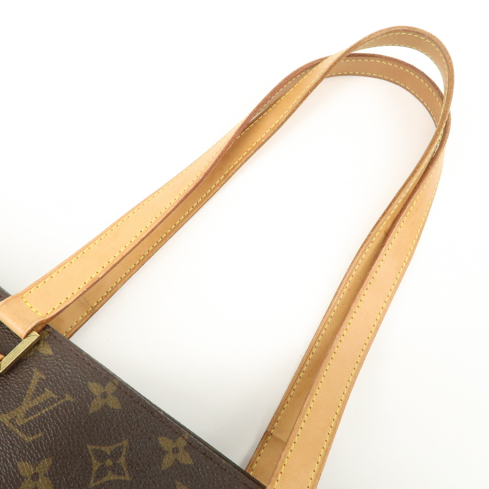 Louis Vuitton Monogram Luco Tote Bag Shoulder Bag Brown M51155 Used