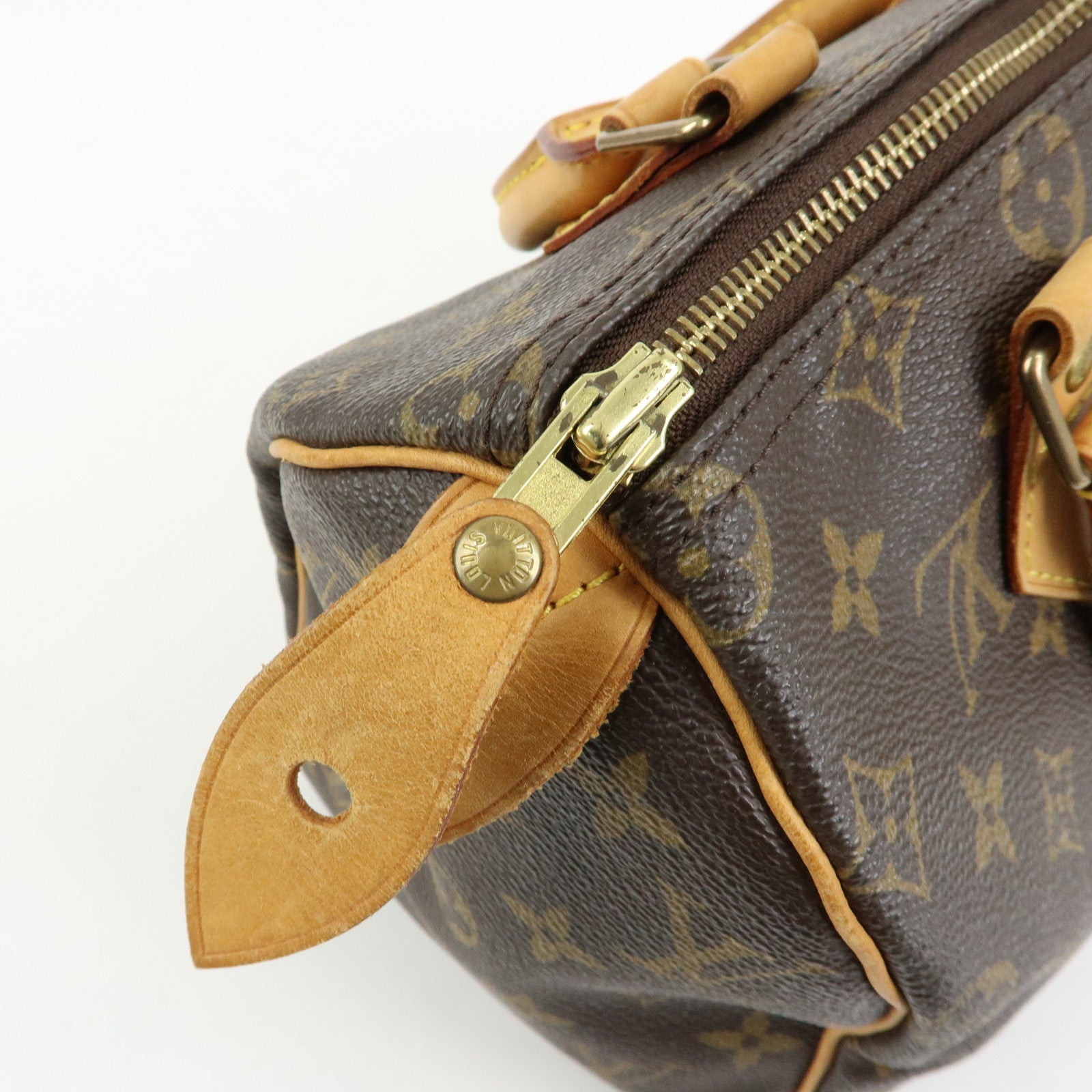 Louis Vuitton Monogram Speedy 25 Boston Bag Hand Bag Brown M41528